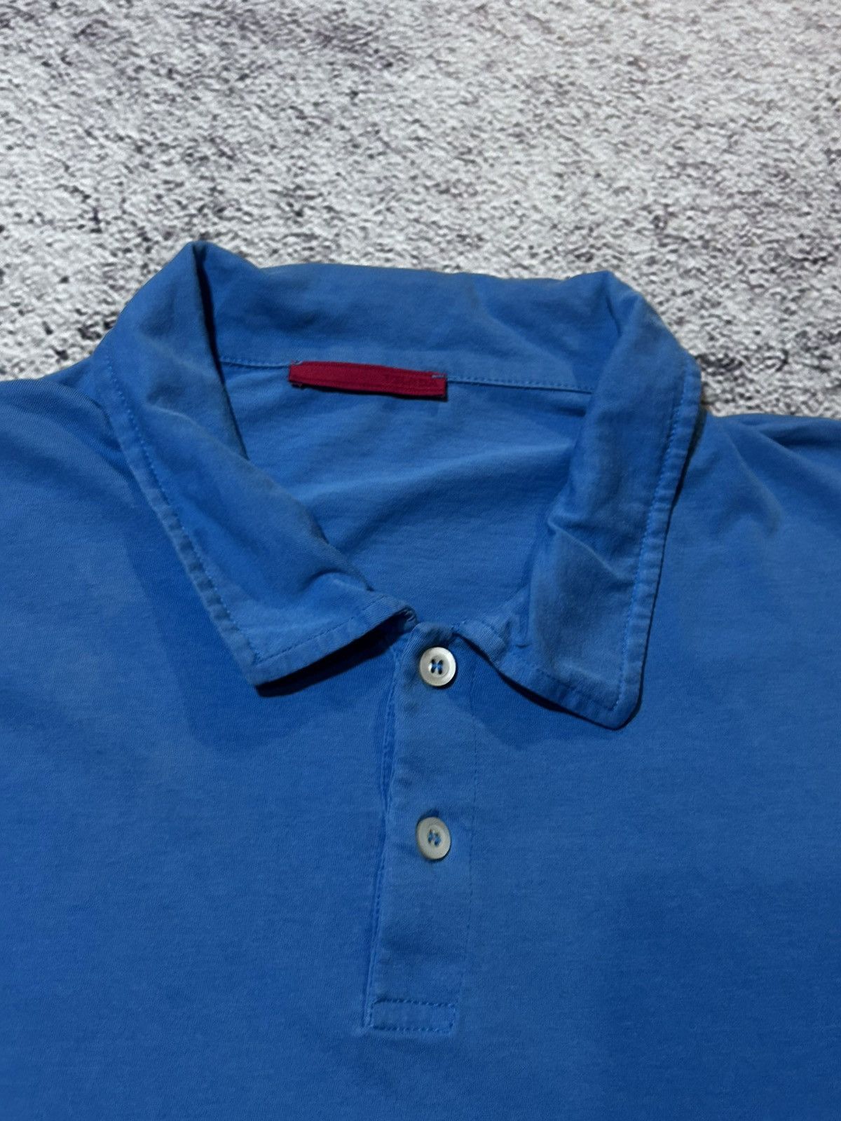 Prada Prada Blue Polo Shirt Made in Italy | Minimal Luxury Size US M / EU 48-50 / 2 - 4 Thumbnail