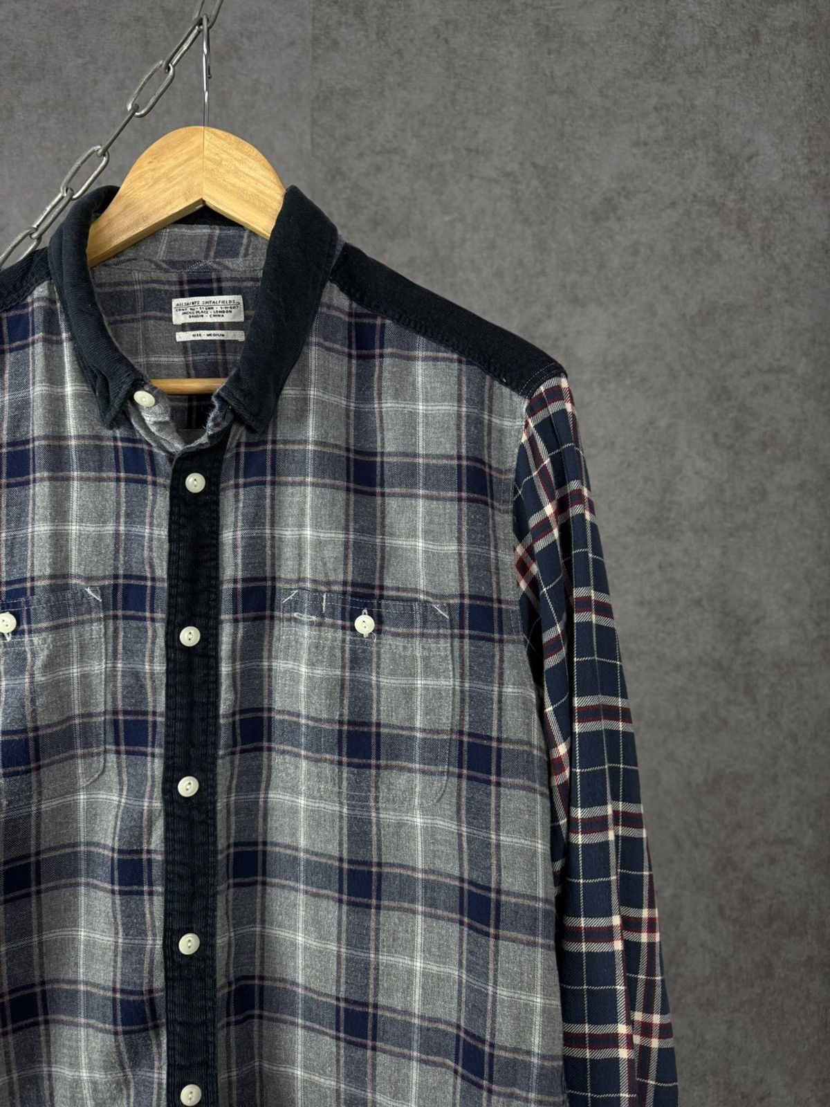 Allsaints Allsaints vintage designer shirt Size US M / EU 48-50 / 2 - 2 Thumbnail