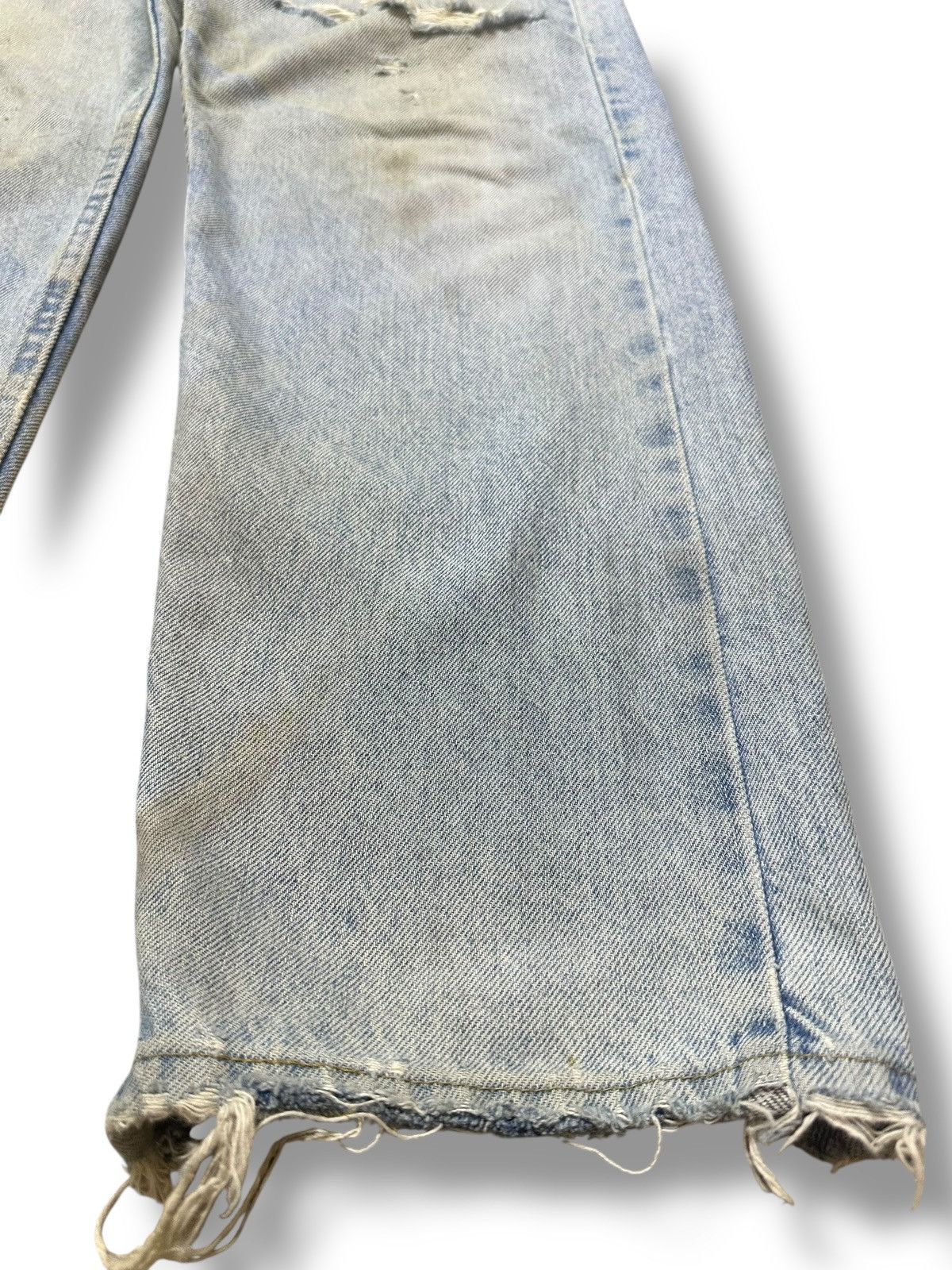 Lee Lee Distressed Jeans With Baggy Loose Style With Faded Wash Size US 30 / EU 46 - 10 Thumbnail
