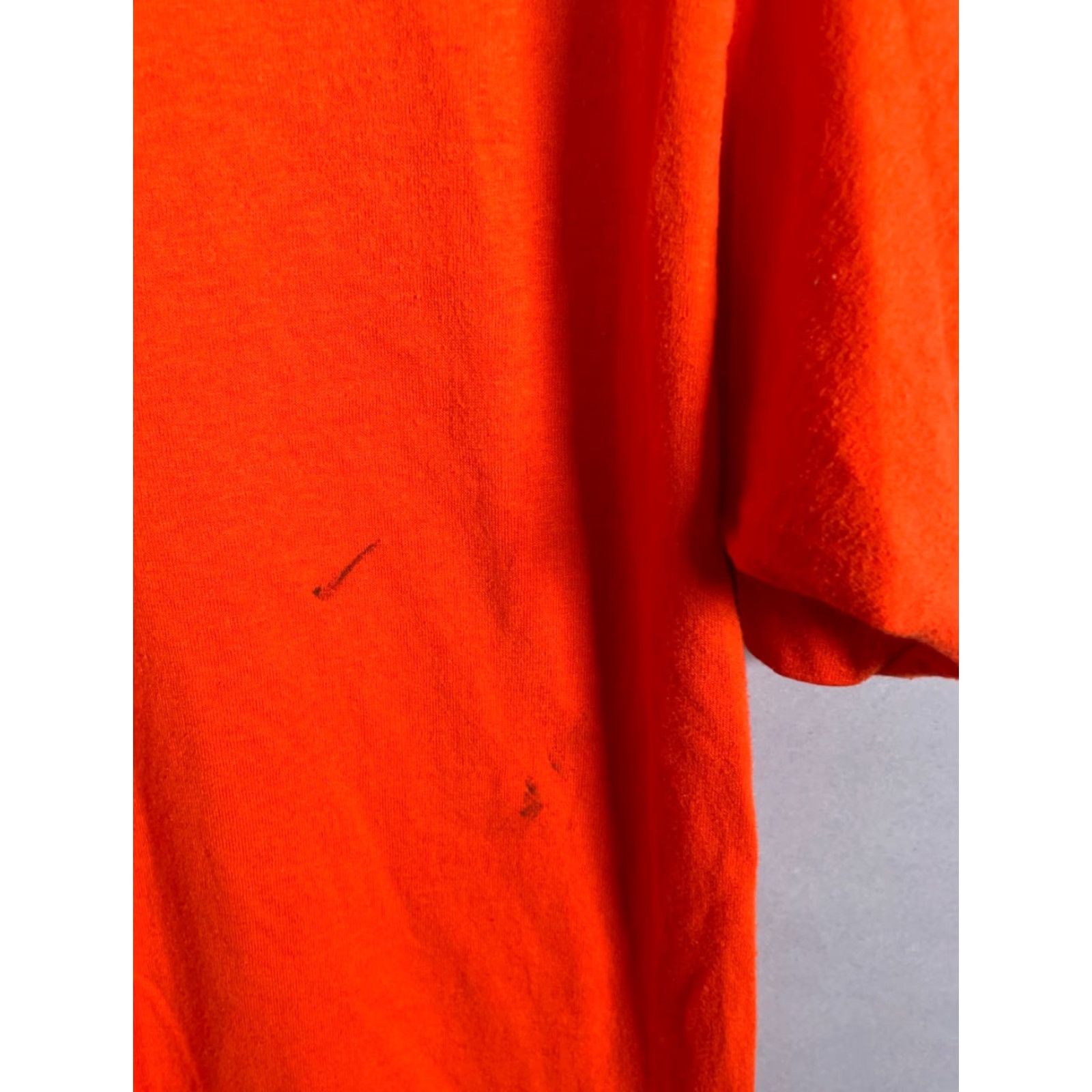 Jerzees VINTAGE Jerzees 1988 Marco Island Fog & Smog graphic T-Shirt Adult Large Orange Size US M / EU 48-50 / 2 - 7 Thumbnail