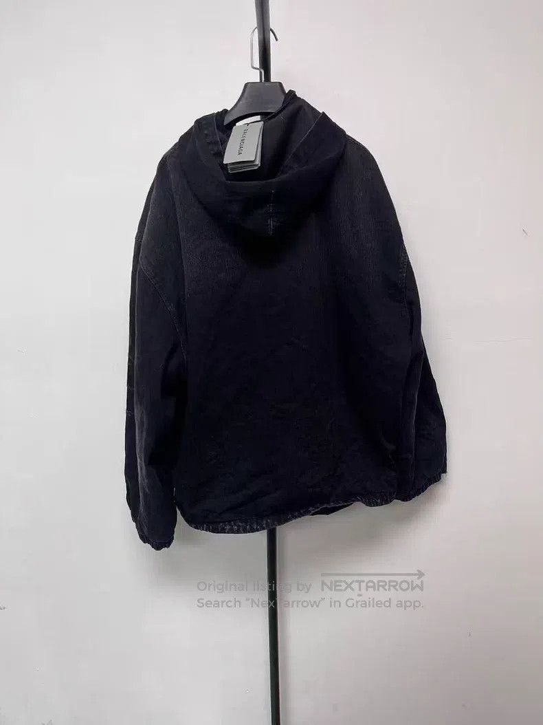 Balenciaga Balenciaga Hooded Zipper Jacket with Adjustable Cuffs Size US XL / EU 56 / 4 - 2 Thumbnail
