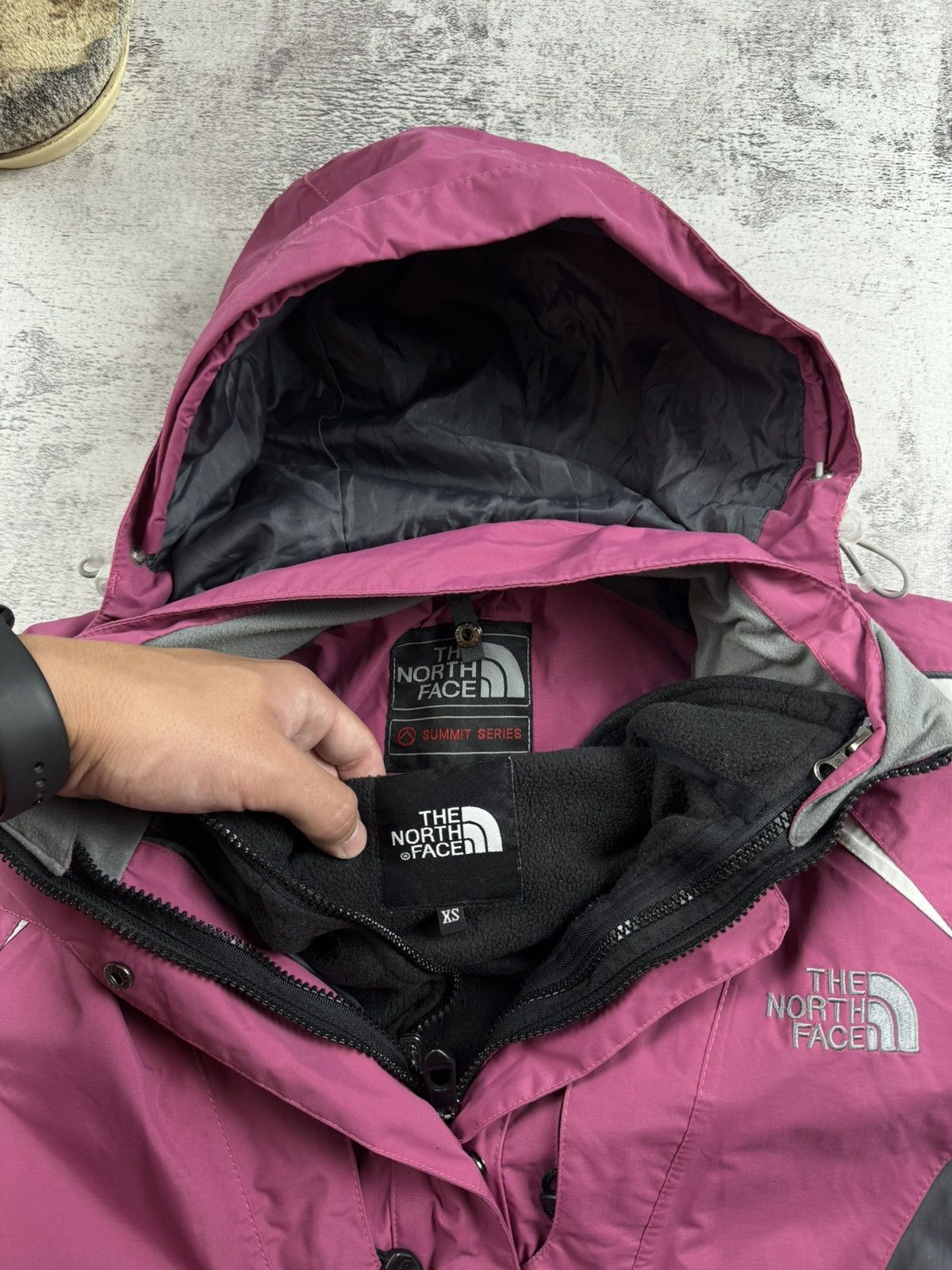 The North Face The North Face Gore-Tex 2 in 1 Summit Series Women’s XS Pink Jacket Windbreaker Size XS / US 0-2 / IT 36-38 - 16 Thumbnail
