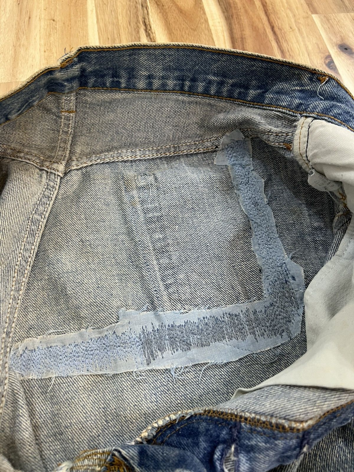 Levi's Vintage 80’s Levis 501 0115 Non Selvedge Button 524 Denim Size US 30 / EU 46 - 11 Thumbnail