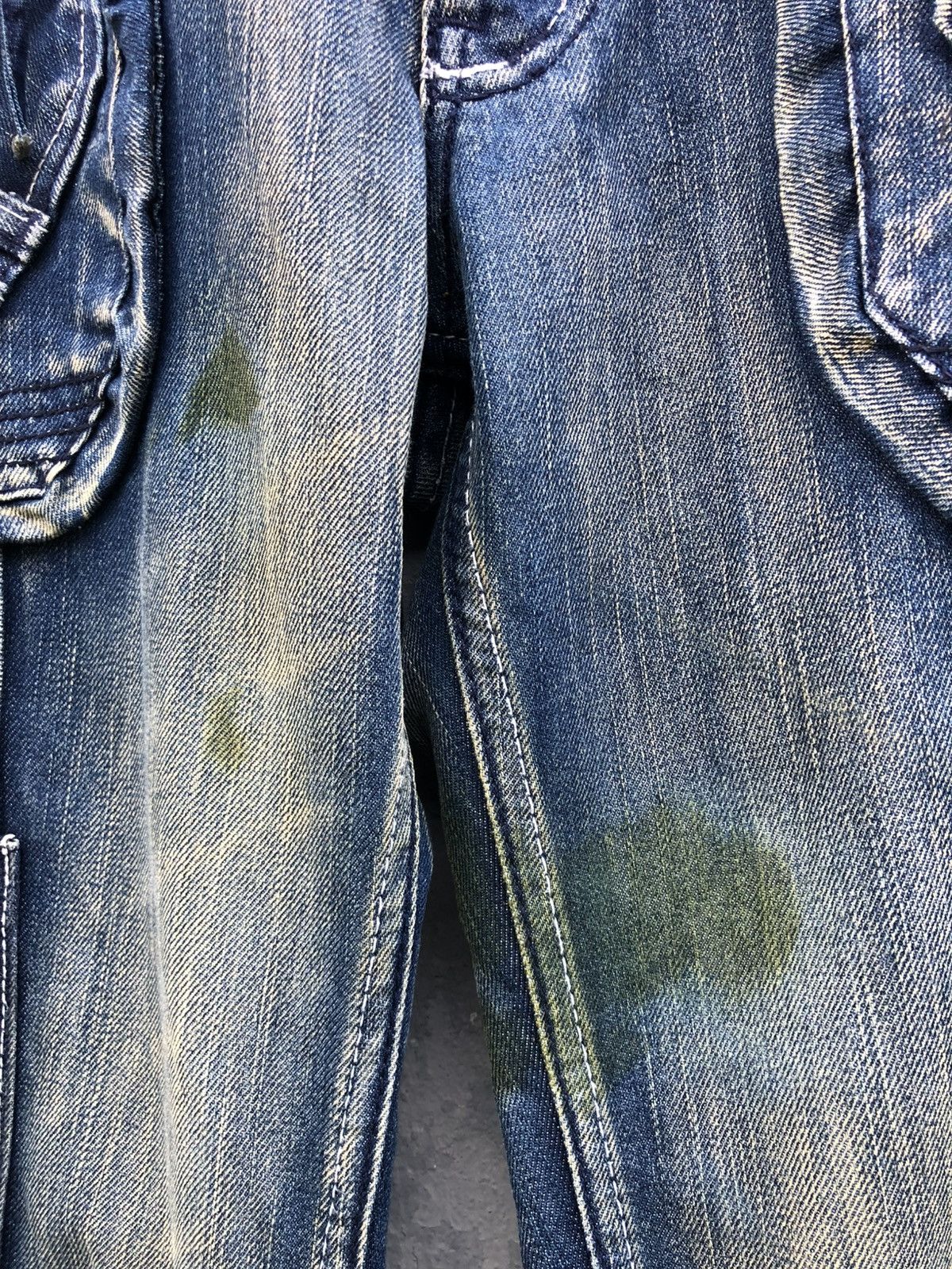 Japanese Brand D’Art Tactical Bondage Washed Jeans Size US 31 - 6 Thumbnail