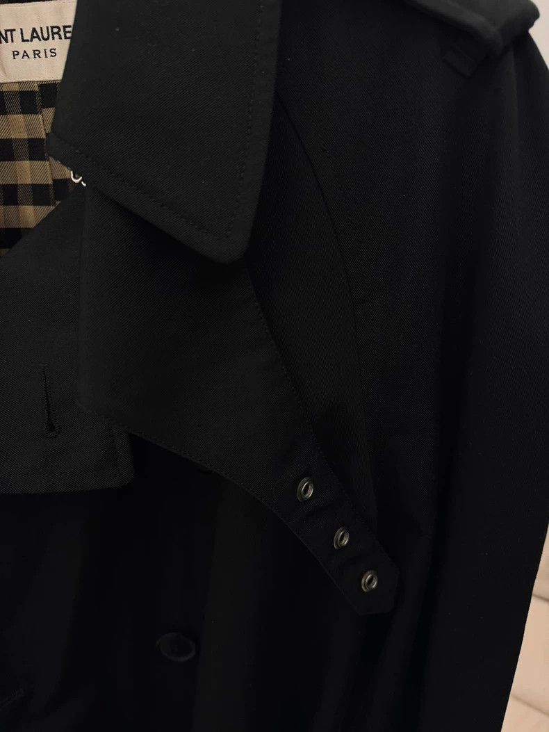 Saint Laurent Paris Saint Laurent Paris Hunting trench coat Size M / US 6-8 / IT 42-44 - 4 Thumbnail