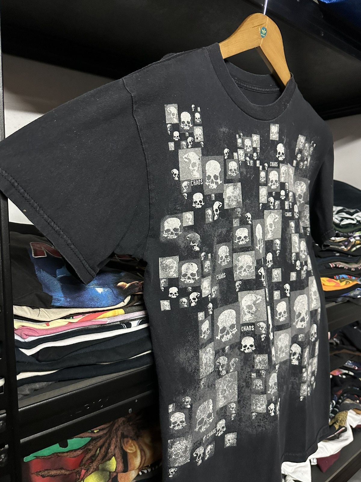 Expert Horror × Vintage Vintage Chaos Skull Horror Faded Tee Size US M / EU 48-50 / 2 - 5 Thumbnail