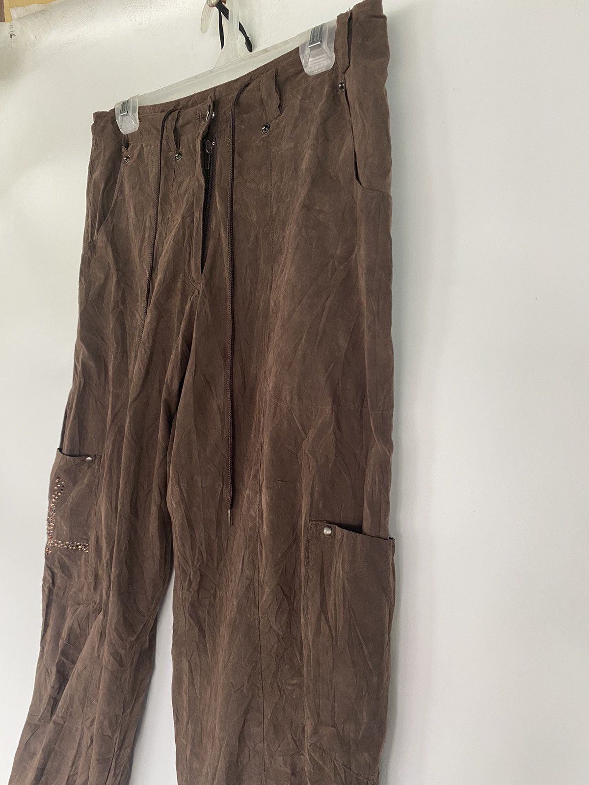 Japanese Brand Vintage Anni Luce VCG Brown Hip Hop Dancer Pants Size 30" / US 8 / IT 44 - 6 Thumbnail