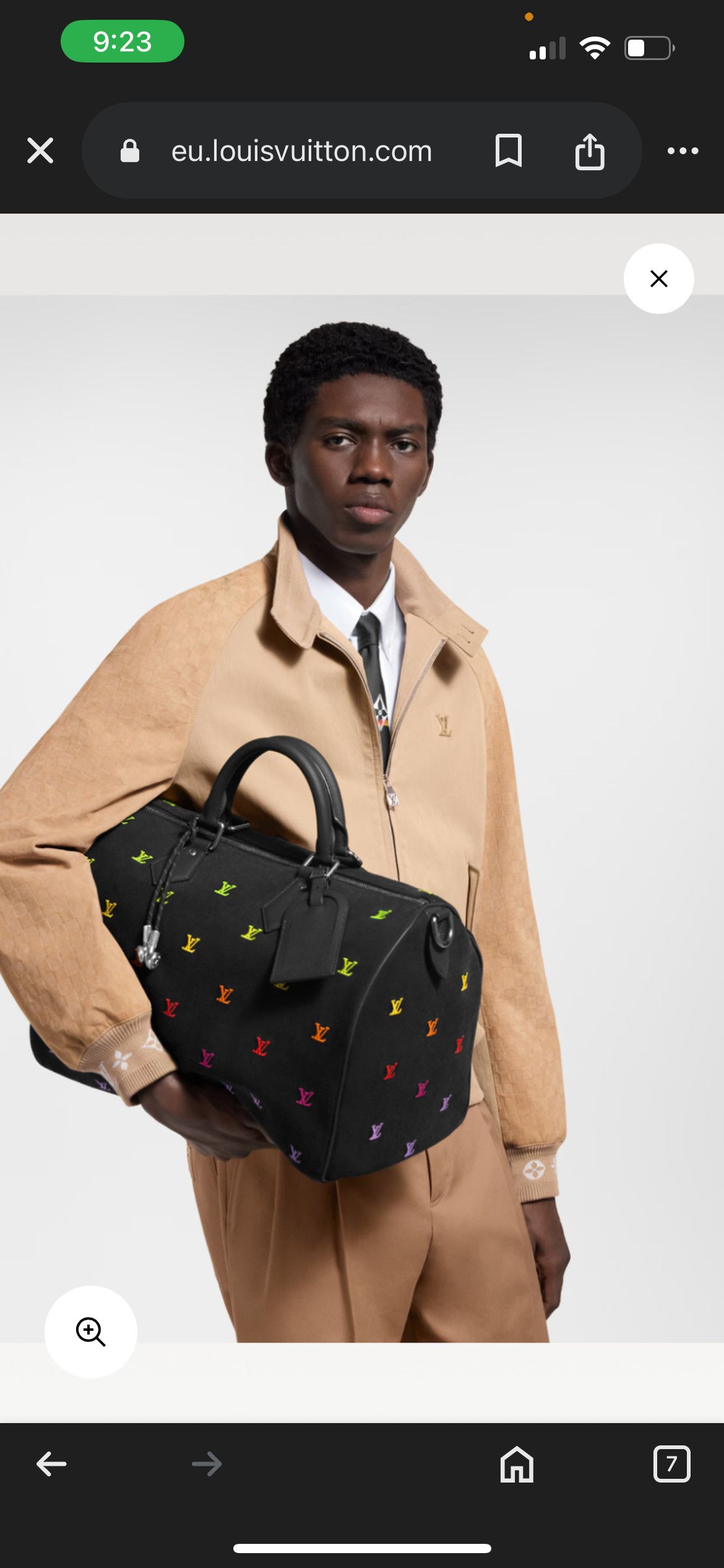 Louis Vuitton × Pharrell Speedy 40 Bandoulière Size ONE SIZE - 1 Thumbnail