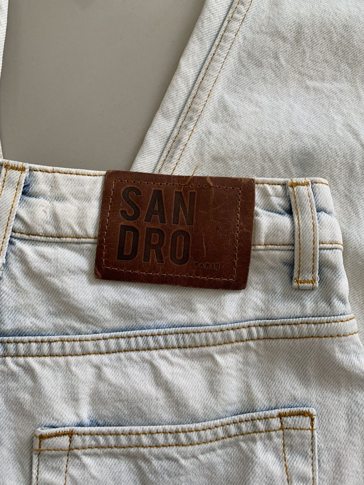 Sandro Sandro Paris Abelia Snow High Waist Jeans Size 25" / US 0 / IT 36 - 8 Thumbnail
