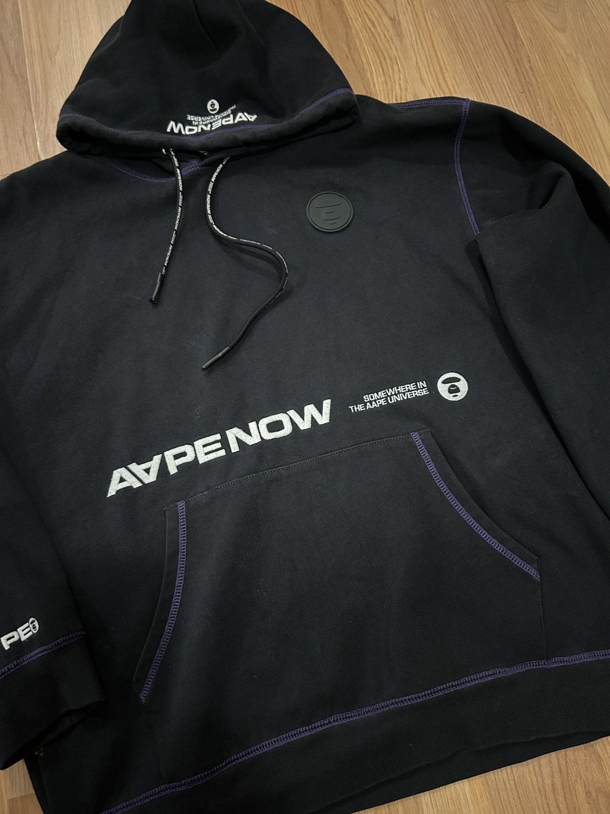 Aape Aape now contrast-trim hoodie Size US L / EU 52-54 / 3 - 3 Thumbnail