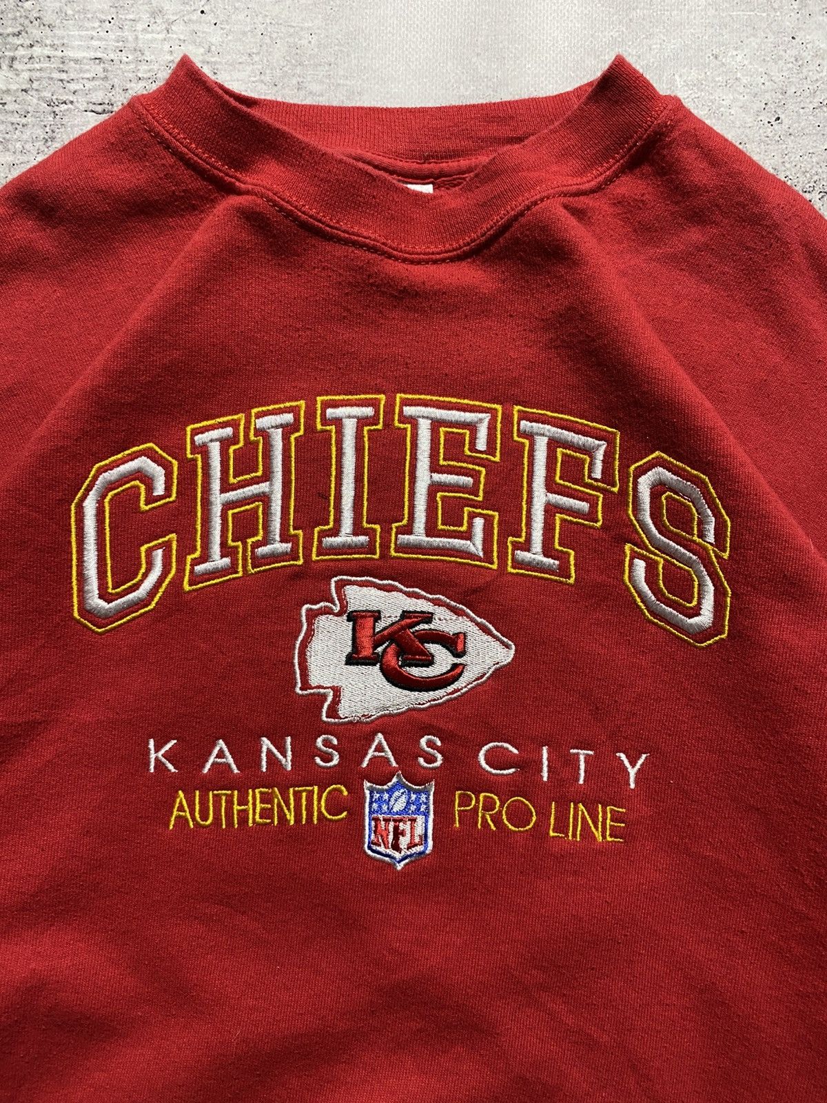 NFL × Vintage Chiefs vintage NFL sweatshirt Size US XL / EU 56 / 4 - 8 Thumbnail