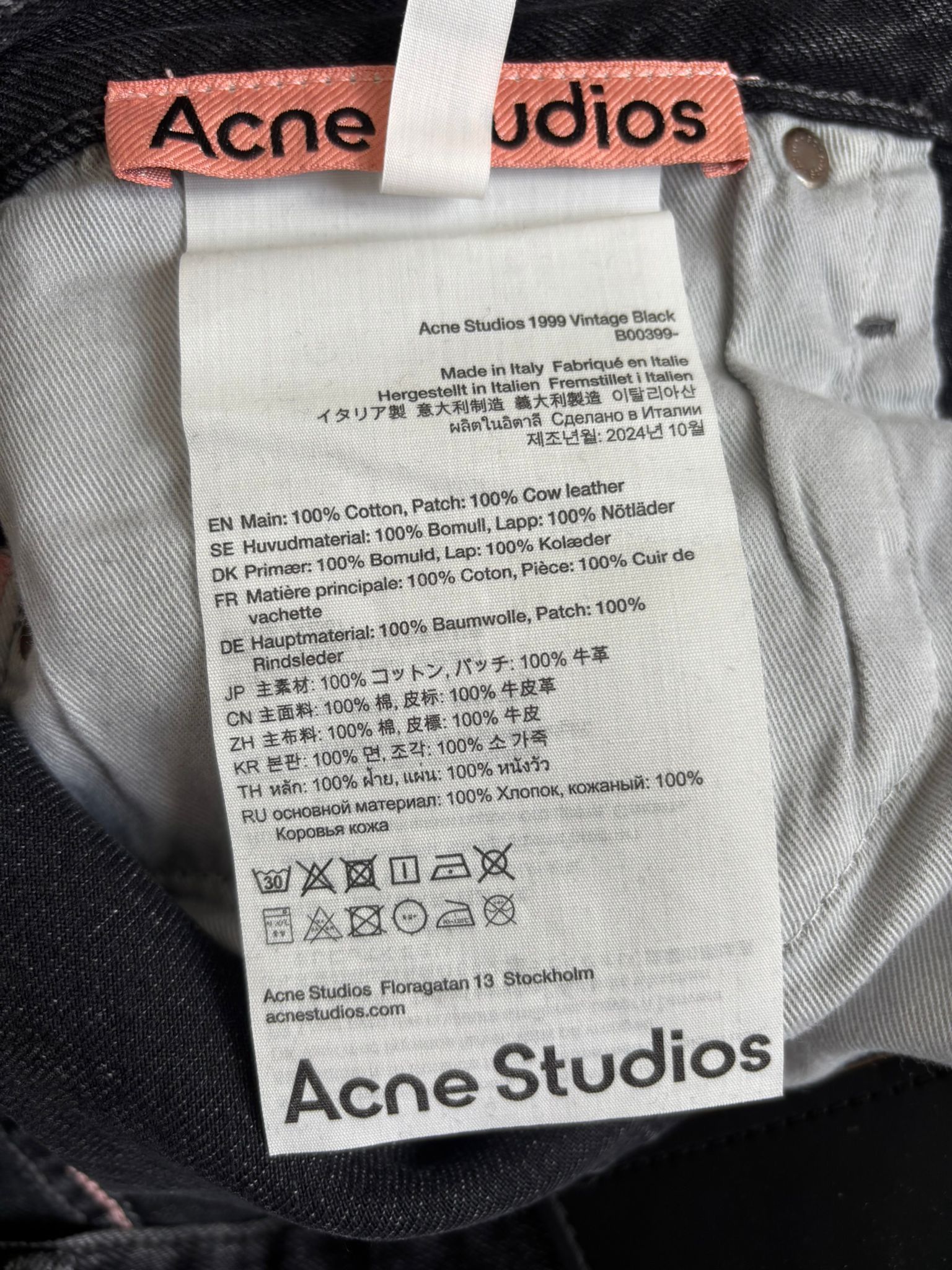 Acne Studios NWT - 1999M Vintage Black Size US 32 / EU 48 - 8 Thumbnail