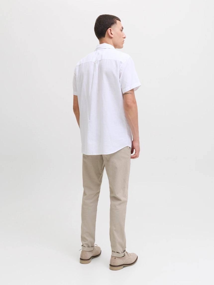 Jack & Jones Jack & Jones Mens Beige Cream Chino Trousers Pants Size US 31 - 5 Thumbnail