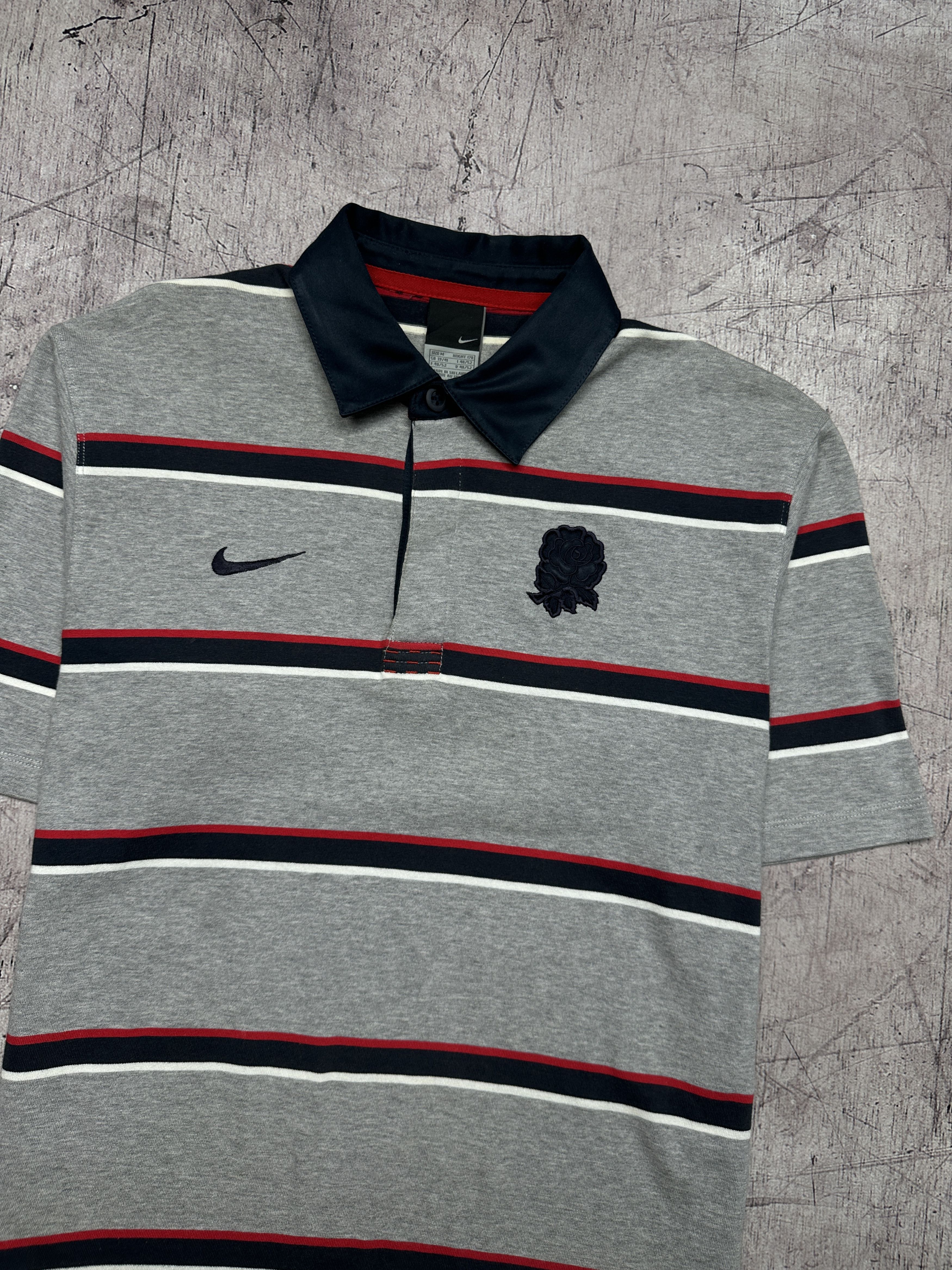 Nike Nike Rugby Vintage Mens Striped Polo Shirt Size US M / EU 48-50 / 2 - 2 Thumbnail
