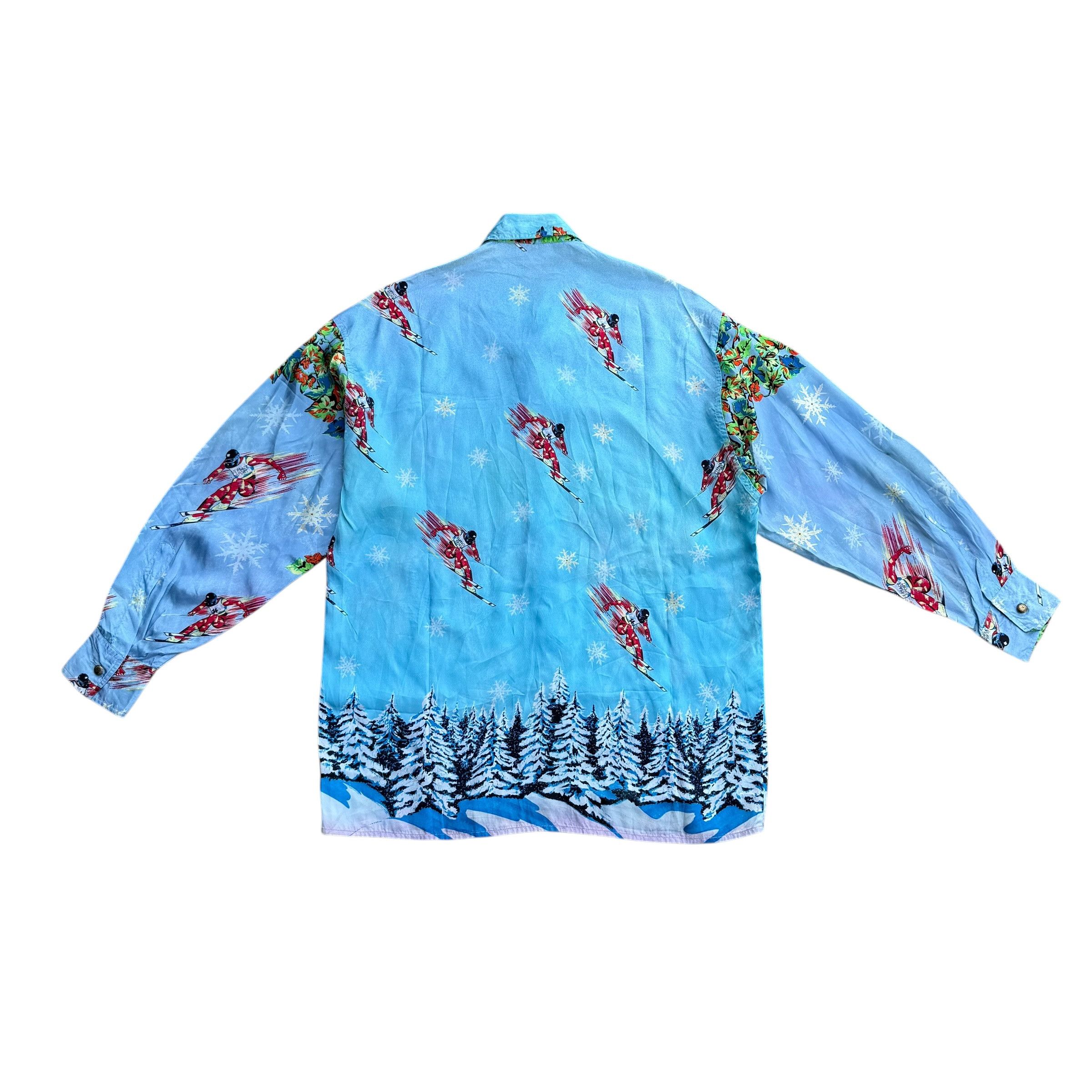 Versace Vintage Versace Sport Silk Shirt Size US M / EU 48-50 / 2 - 7 Thumbnail