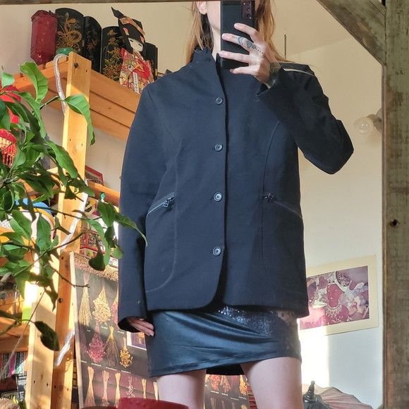 Other Sarah Pacini Man black jacket size 2 Size US M / EU 48-50 / 2 - 2 Thumbnail