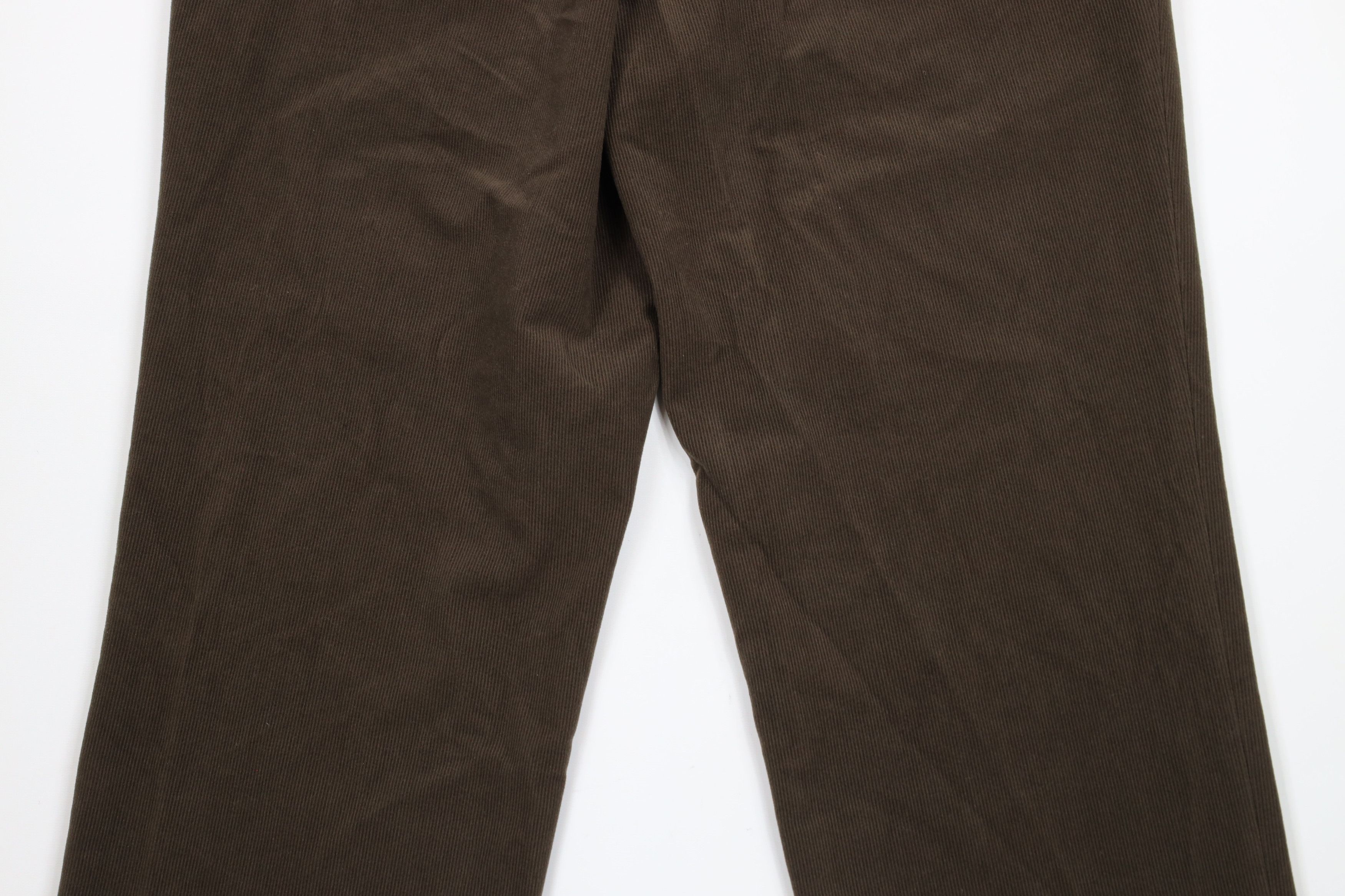 Vintage Vintage 90s Streetwear Corduroy Wide Leg Chino Pants Brown Size US 36 / EU 52 - 9 Thumbnail