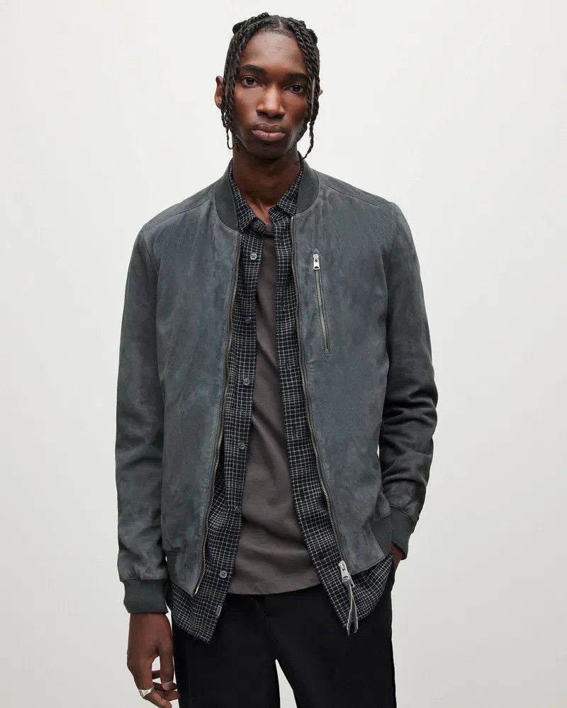Allsaints AllSaints Kemble Suede Bomber Jacket Size US S / EU 44-46 / 1 - 4 Thumbnail