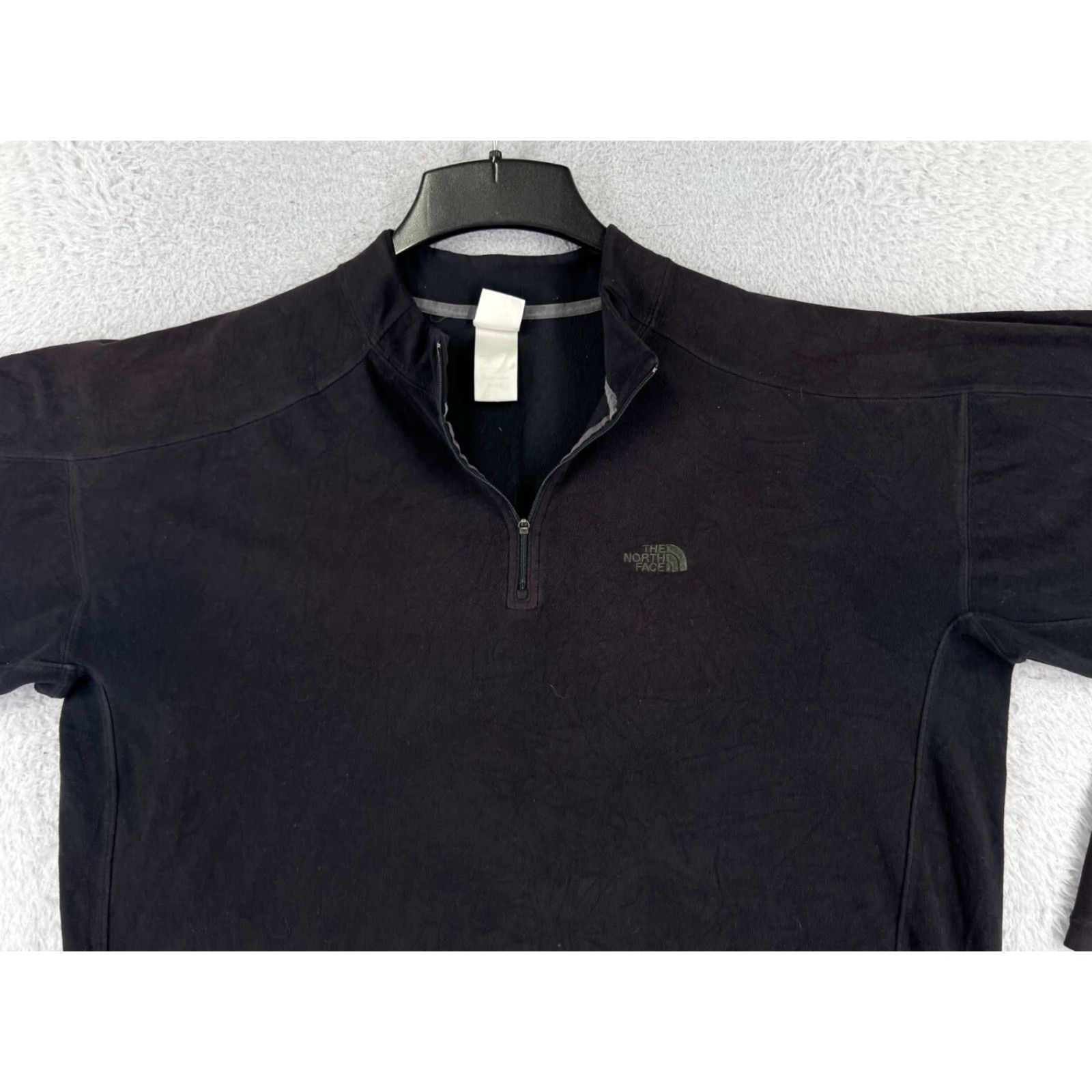 The North Face The North Face Sweater Men XL Black Long Sleeve 1/4 Zip Fleece Polyester Mock Neck Shirt Size US XL / EU 56 / 4 - 7 Thumbnail