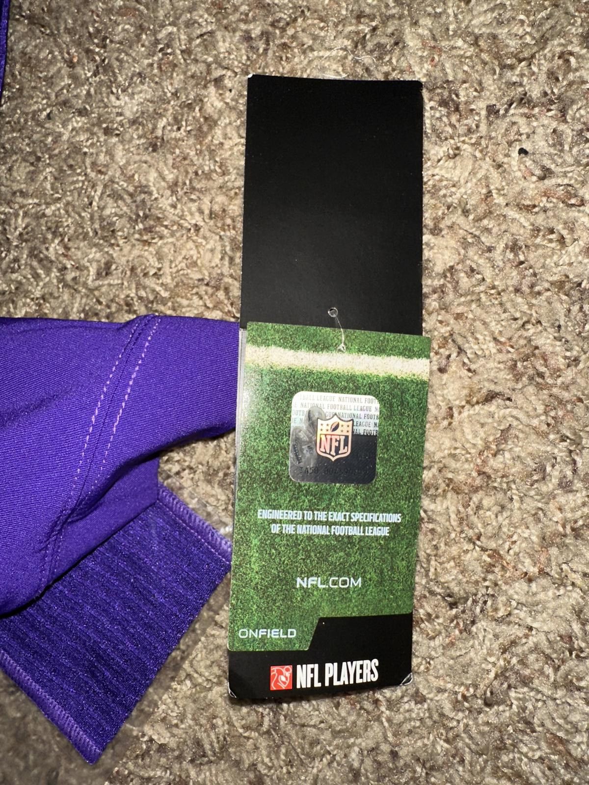 Nike Vintage Nike Men’s NFL Minnesota Vikings Purple Vapor Jersey Size US XXL / EU 58 / 5 - 12 Thumbnail