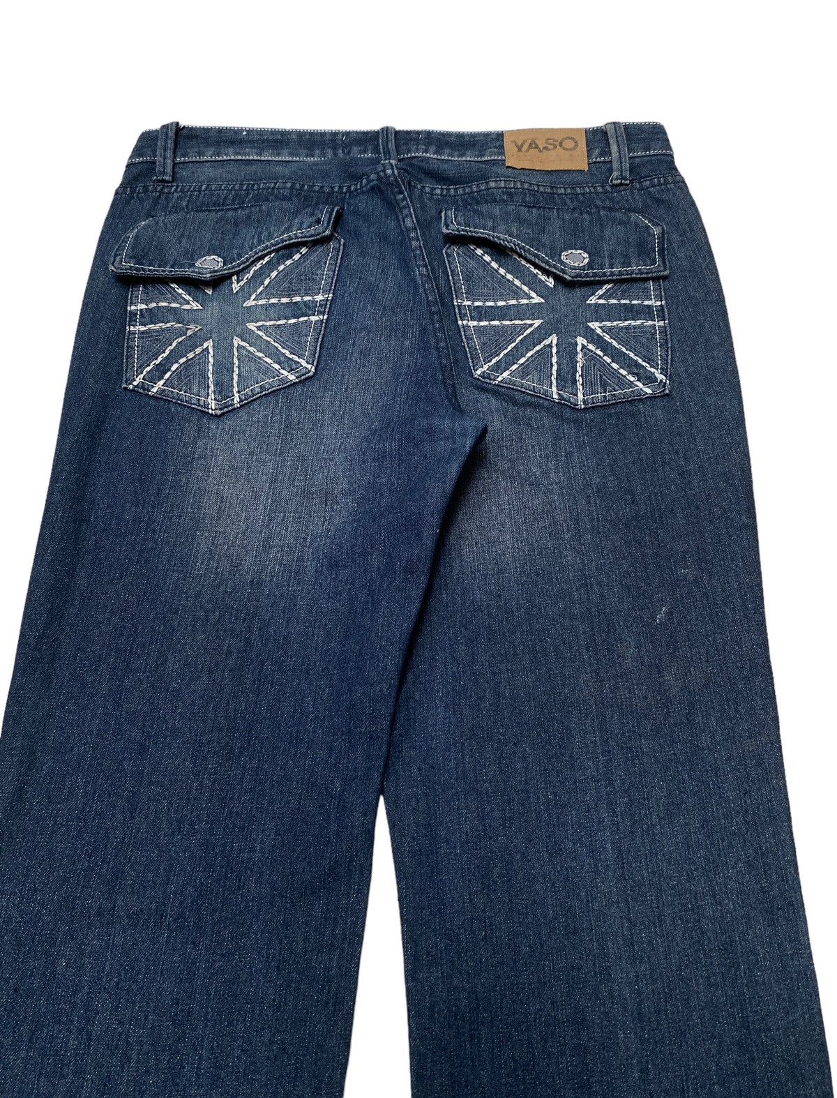 Designer × Japanese Brand × Vintage Vintage Japanese Brand Yaso Baggy Jeans 2000s Size US 38 / EU 54 - 6 Thumbnail