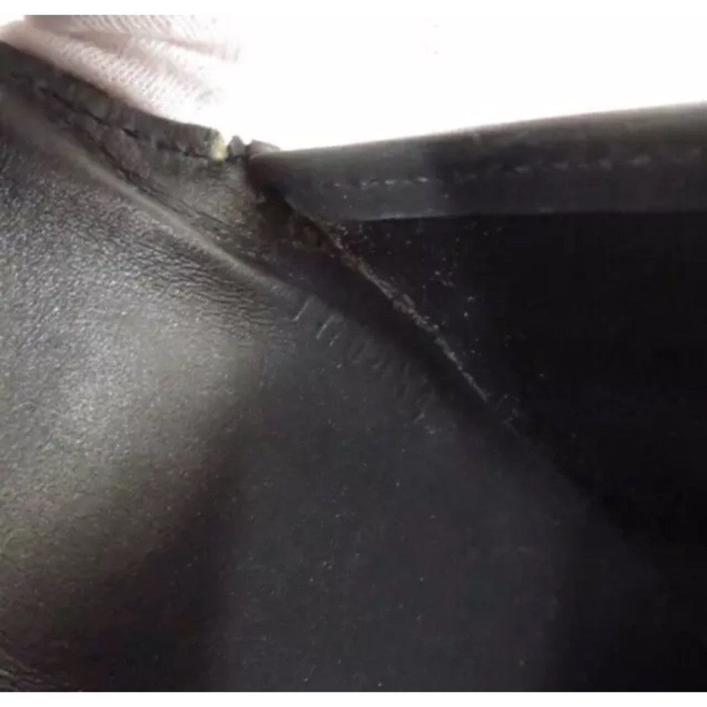 Louis Vuitton Louis Vuitton Matte Black Monogram Long Flap Wallet Size ONE SIZE - 12 Thumbnail