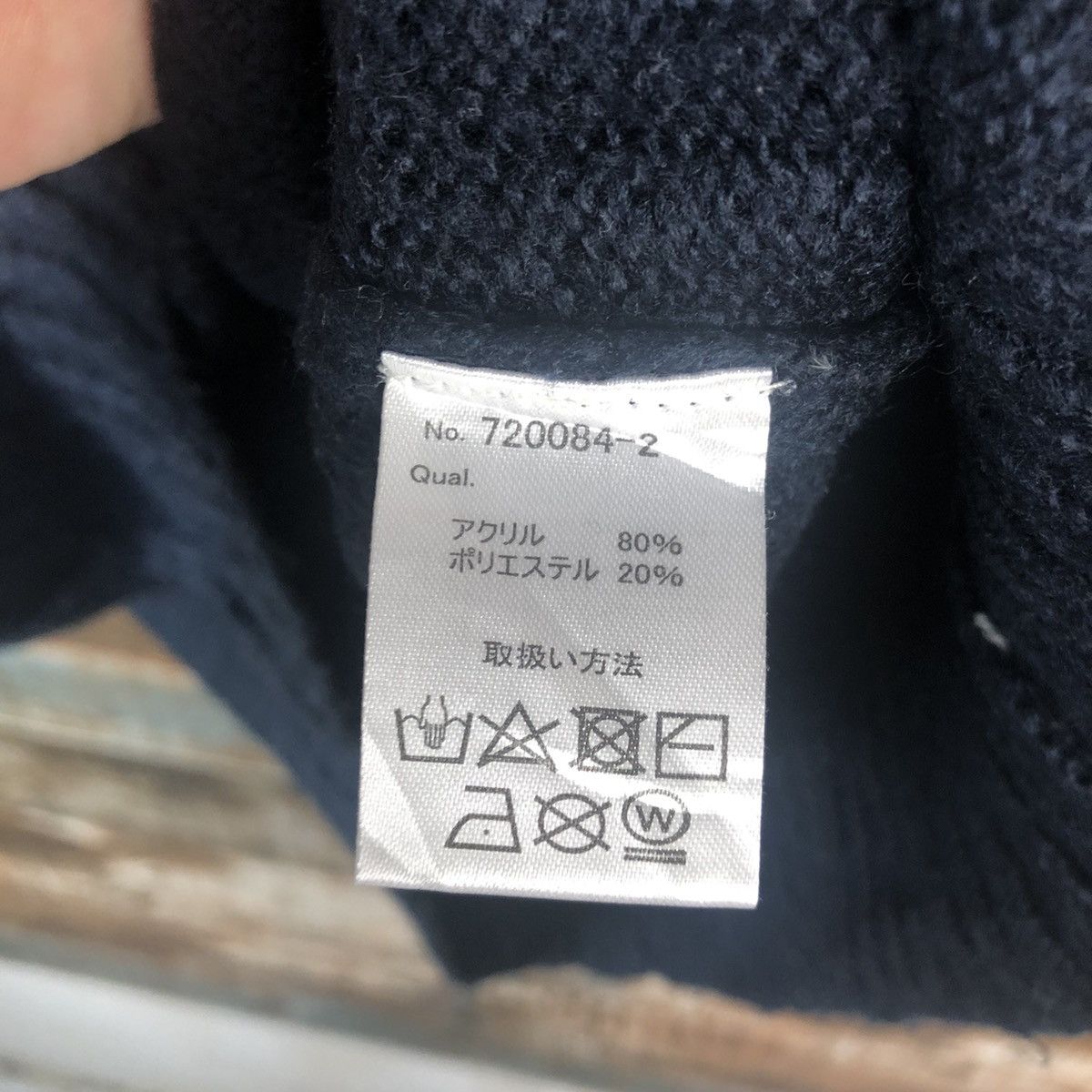 Homespun Knitwear Iso Laine Blue navajo Knitwear #A2270 Size M / US 6-8 / IT 42-44 - 12 Thumbnail