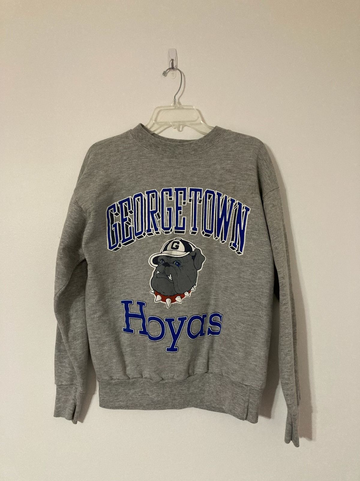 Vintage Vintage 90s Georgetown Sweatshirt Size US M / EU 48-50 / 2 - 1 Thumbnail