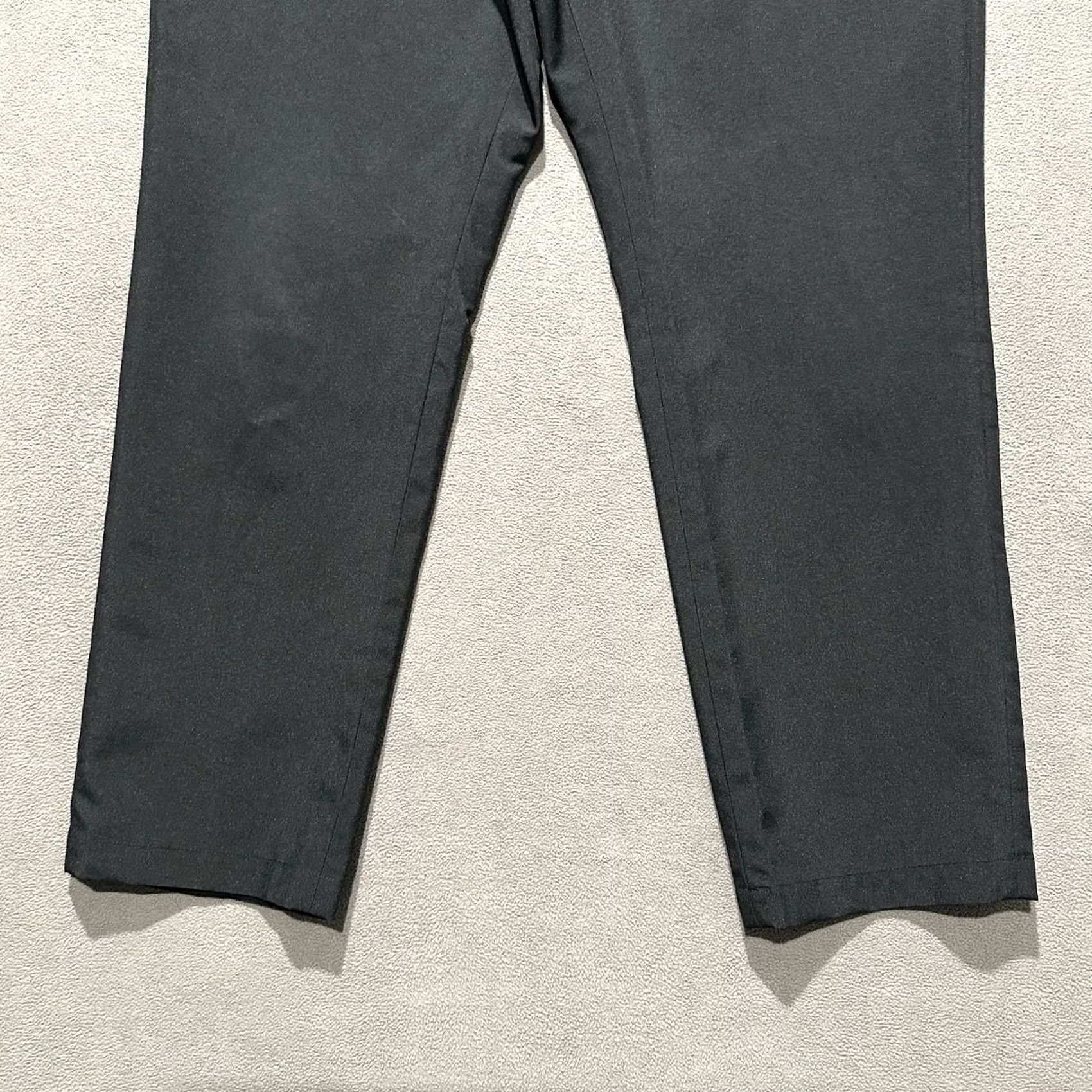 Vintage Bluffworks Pants Mens 38x30 Black Chino Regular Fit Professional Dress Workwear Travel Size US 38 / EU 54 - 5 Thumbnail