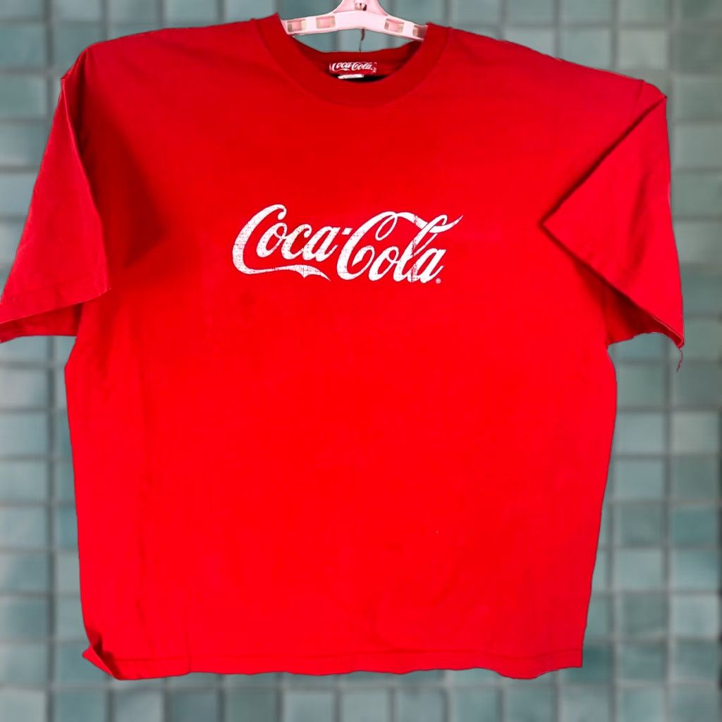 Vintage VINTAGE Coca-Cola T Shirt Adult Size XL Red Graphic Tee Short Sleeve Cotton Size US XL / EU 56 / 4 - 1 Thumbnail