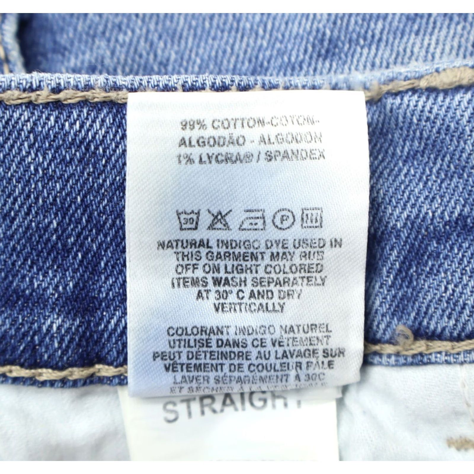 DL1961 DL1961 Women's Patti Straight High Rise Distressed Blue Jeans Sz 31 NEW Size 24" / US 00 / IT 34 - 7 Thumbnail