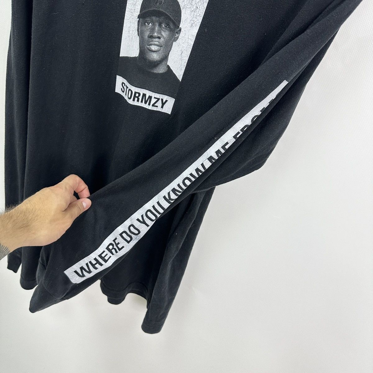 Rap Tees Vintage 00s Stormzy Where Do You Know Me From longsleev rap Size US M / EU 48-50 / 2 - 7 Thumbnail