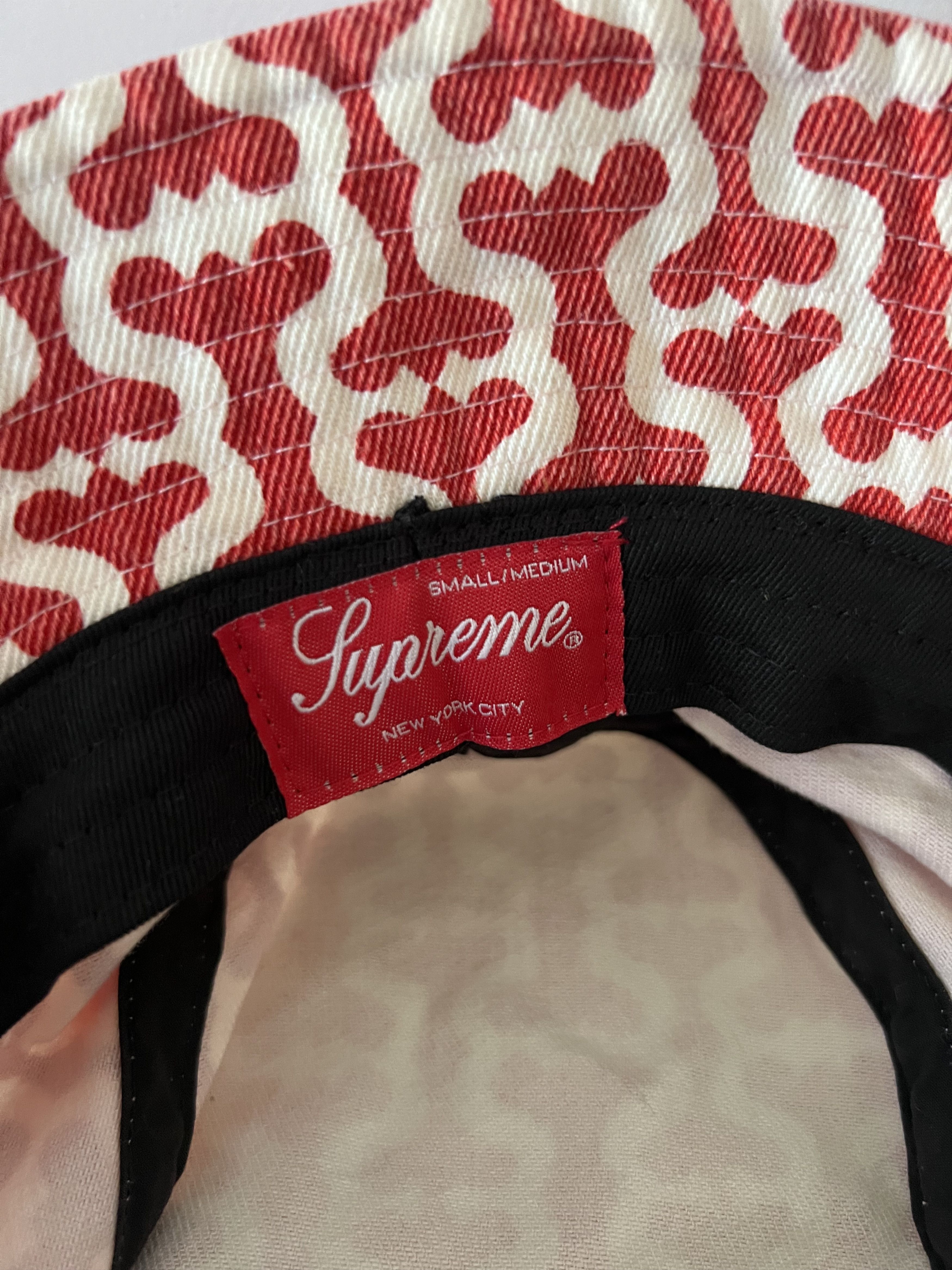 Supreme Supreme Twill Crusher from SS21 in Red Monogram Size ONE SIZE - 4 Thumbnail