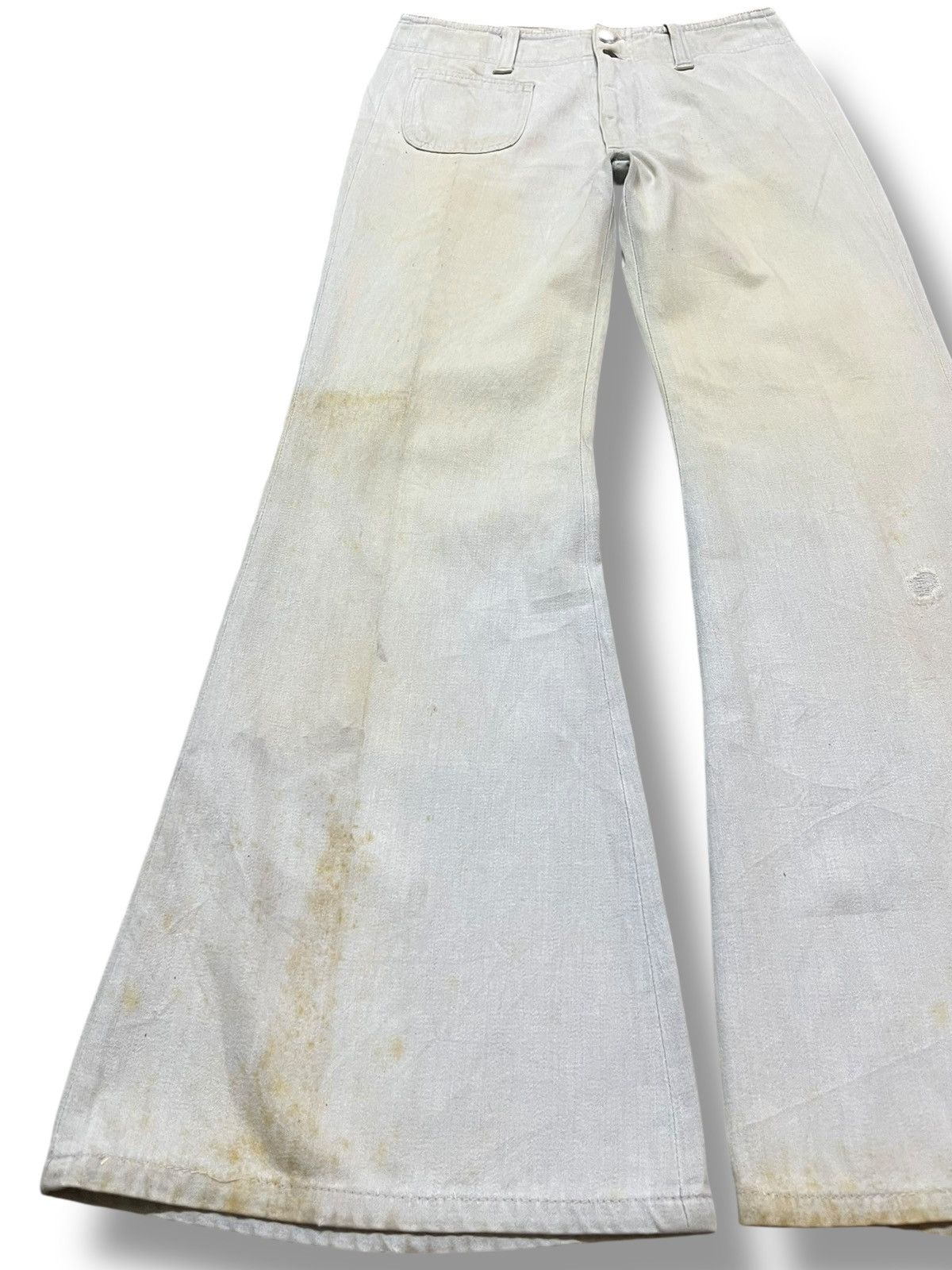 Japanese Brand Vintage McCampbell Massive Flare Bell Bottom Denim Size US 28 / EU 44 - 3 Thumbnail