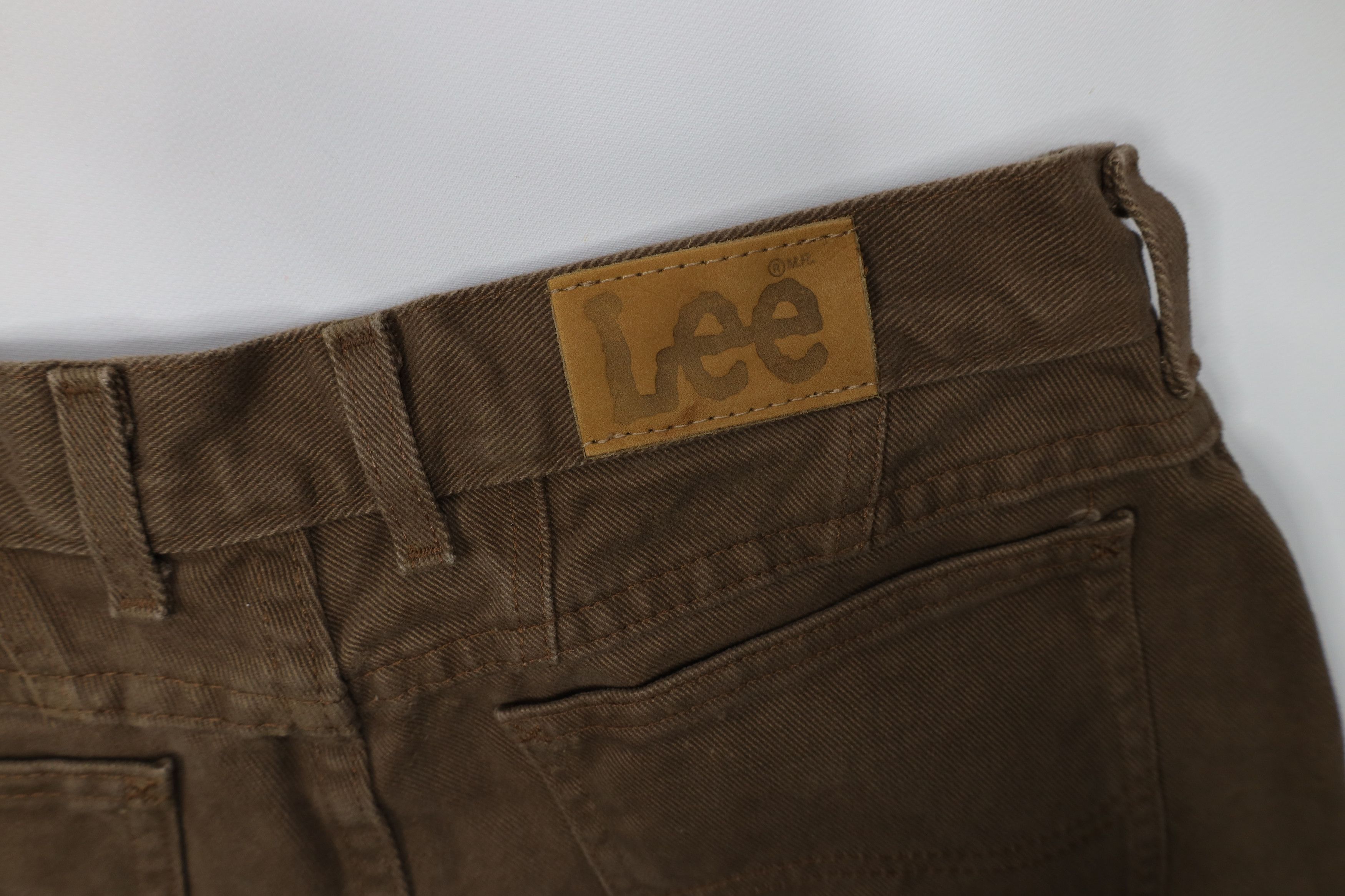 Lee Vintage 90s Lee Relaxed Fit Tapered Leg Jeans Brown USA Size 36" / US 14 / IT 50 - 13 Thumbnail