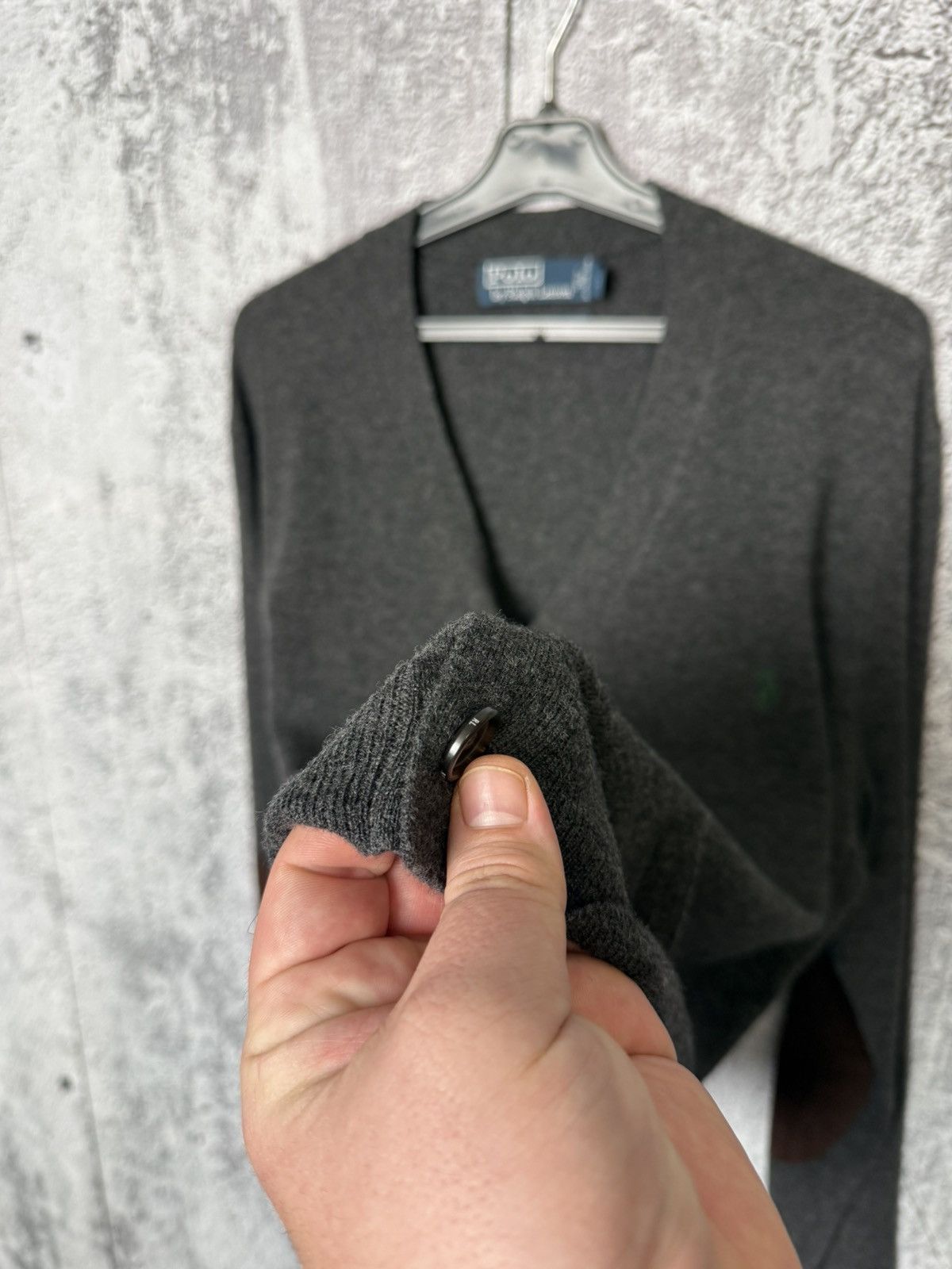Polo Ralph Lauren Polo Ralph Lauren Cardigan Sweater Merino Wool Elbow Patch Size US L / EU 52-54 / 3 - 12 Thumbnail