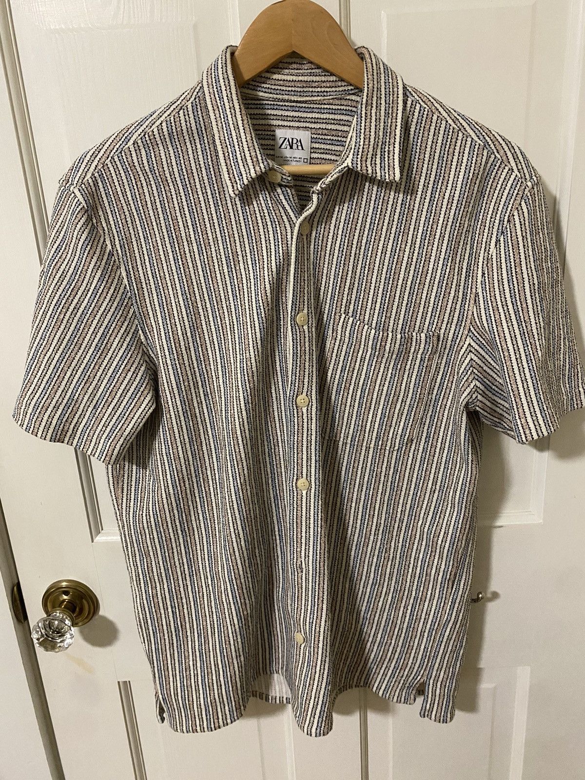 Zara Zara knit button up multi color Size US M / EU 48-50 / 2 - 1 Thumbnail