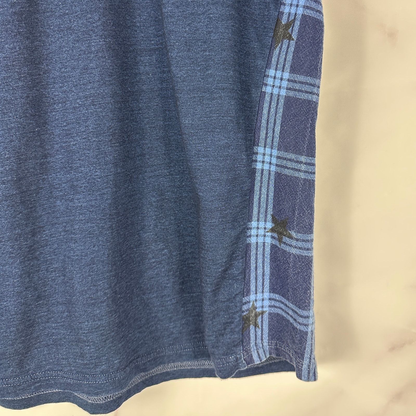Sophnet. Indigo Plaid Mix Tee Size US S / EU 44-46 / 1 - 2 Thumbnail