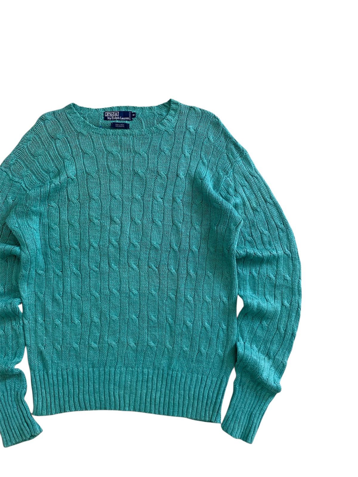 Polo Ralph Lauren Polo Ralph Lauren Cable Knitwear Size US M / EU 48-50 / 2 - 2 Thumbnail