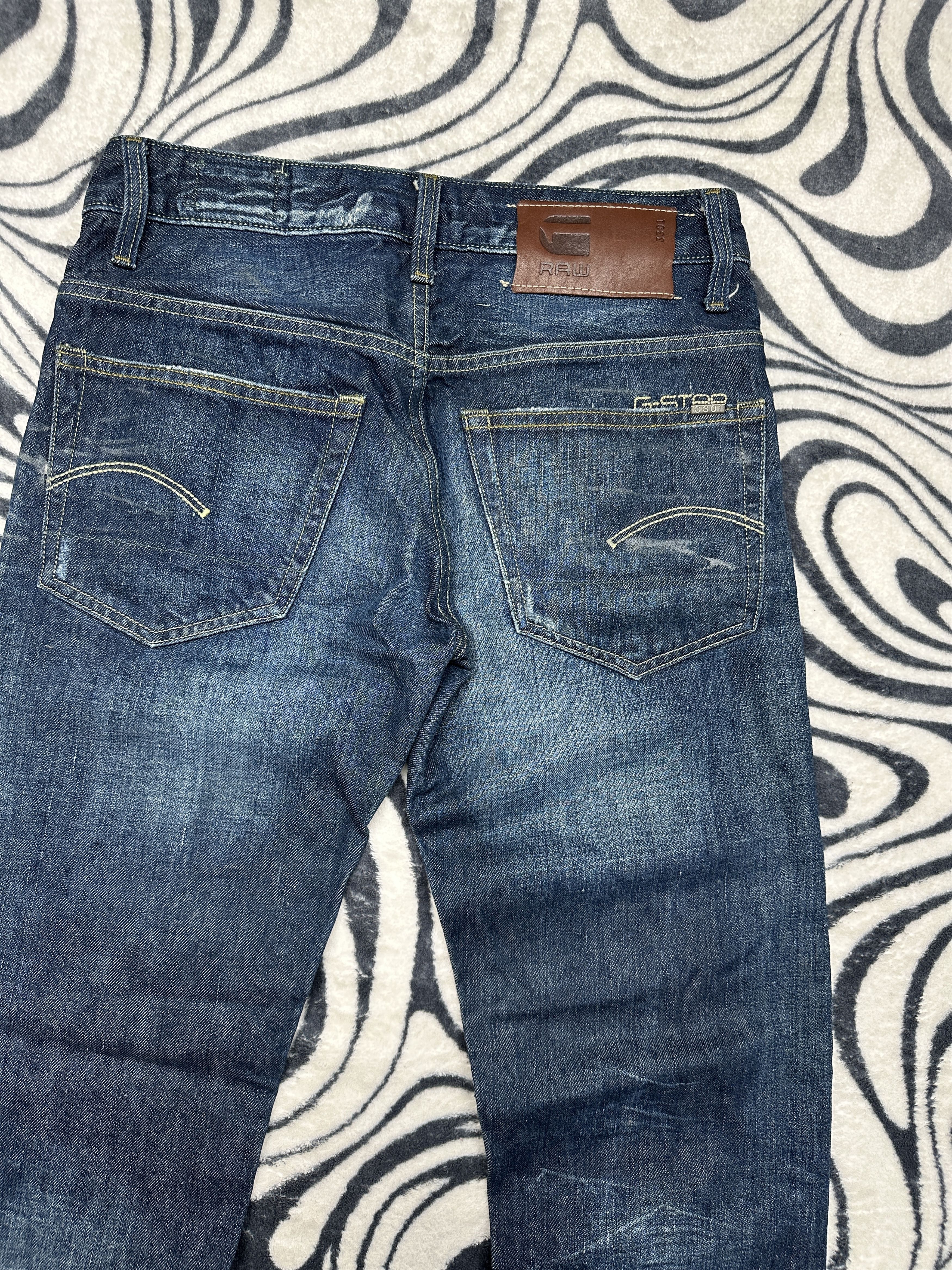 G-Star G Star Raw 3301 Low Tapered Mens Salvage Denim Pants Jeans Size US 29 - 7 Thumbnail