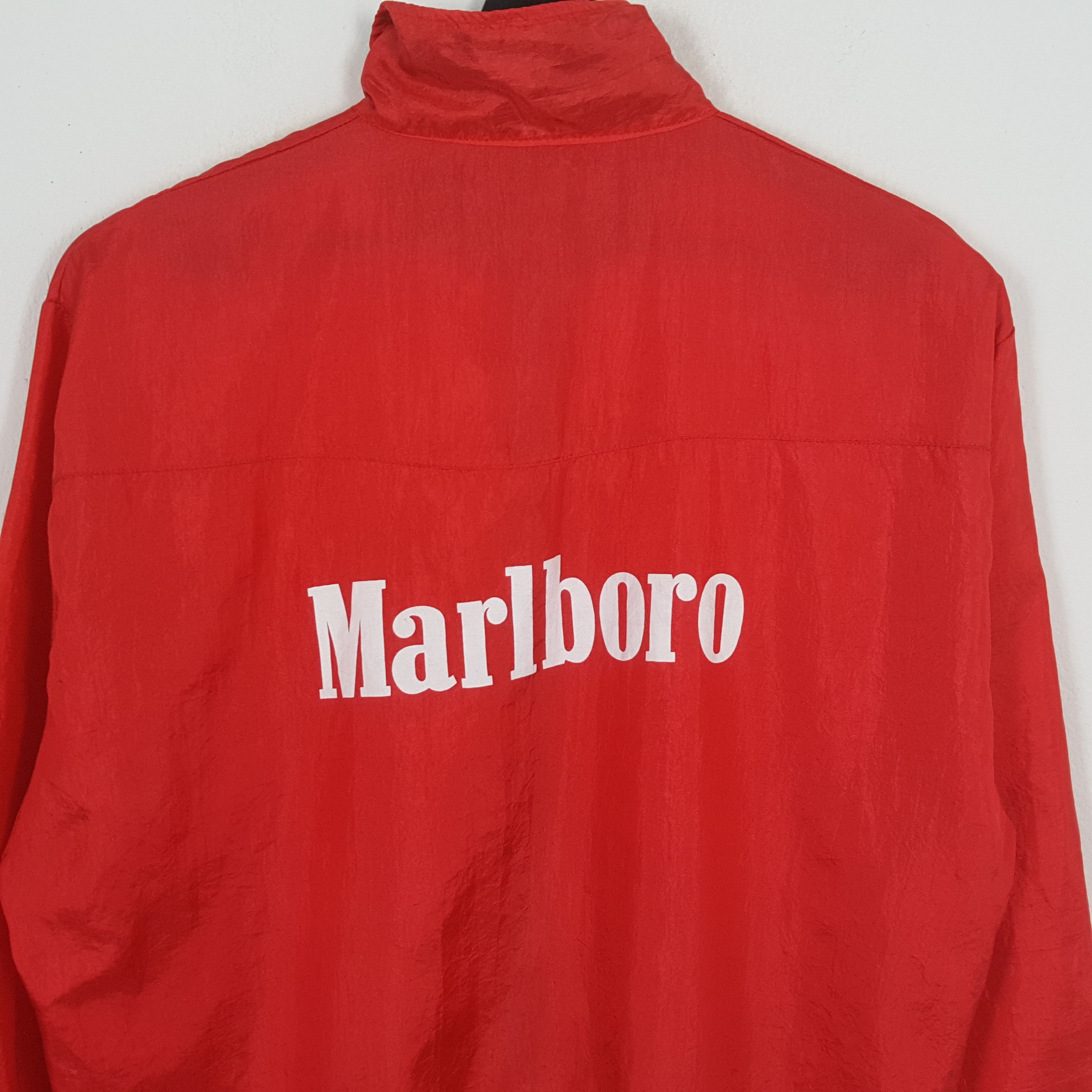 Marlboro × Vintage MARLBORO Windbreaker Jacket Size US XL / EU 56 / 4 - 2 Thumbnail