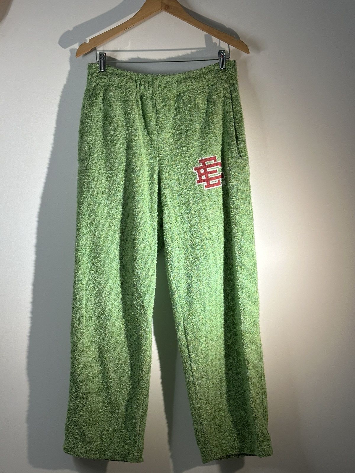 Eric Emanuel Eric Emanuel Green Mint w mauve Boucle sweatpants XL Size US 34 / EU 50 - 4 Thumbnail