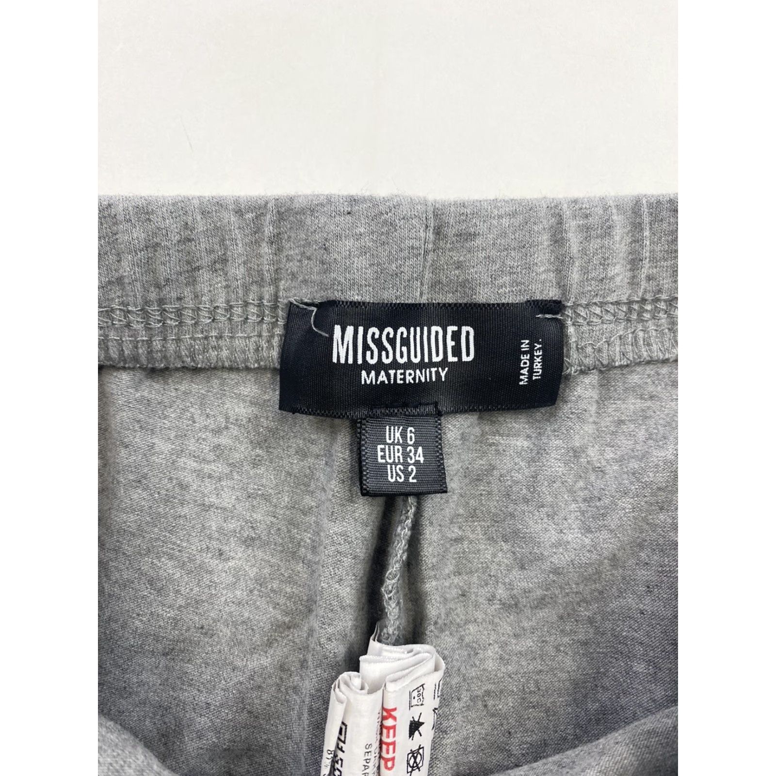 Missguided Missguided Maternity Bicycle Shorts Womens 2 Grey Size 26" / US 2 / IT 38 - 3 Thumbnail