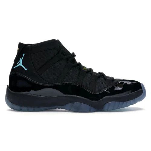image of Jordan Brand 11 Gamma Blue Shoes in Black, Men's (Size 10)