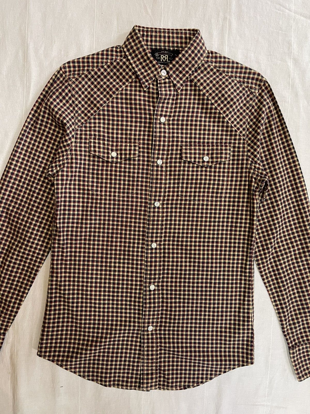 Polo Ralph Lauren × RRL Ralph Lauren RRL RALPH LAUREN WESTERN STYLE SHIRT Size US M / EU 48-50 / 2 - 4 Thumbnail