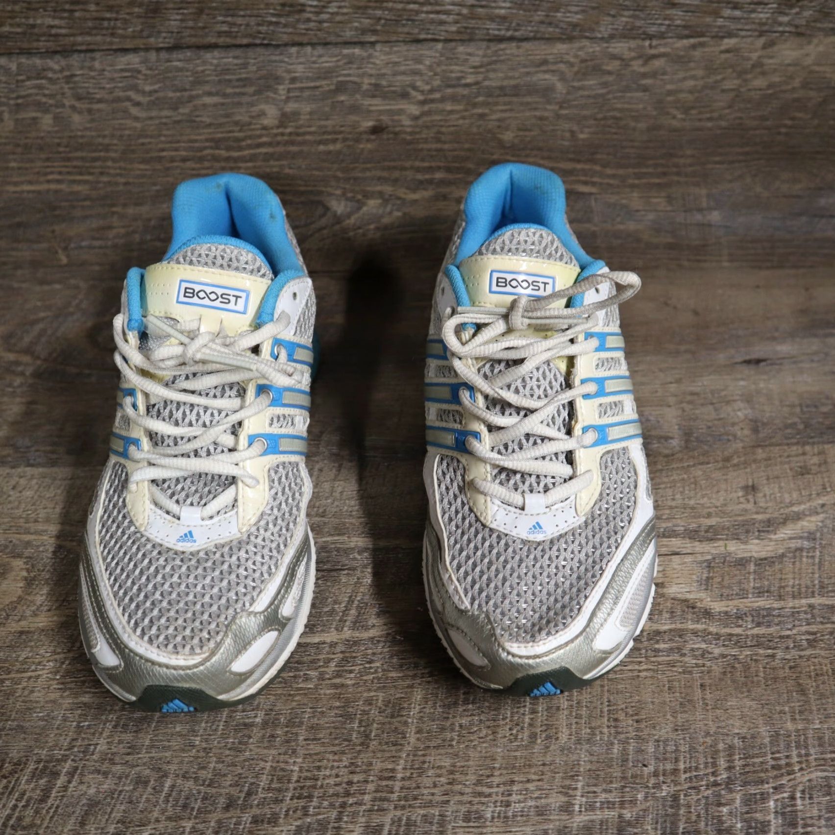 Adidas Adidas Boost Sneakers Women's Cross Training Athletic Size 7.5 Blue/White Shoewear 378056 Size US 8 / IT 38 - 3 Thumbnail