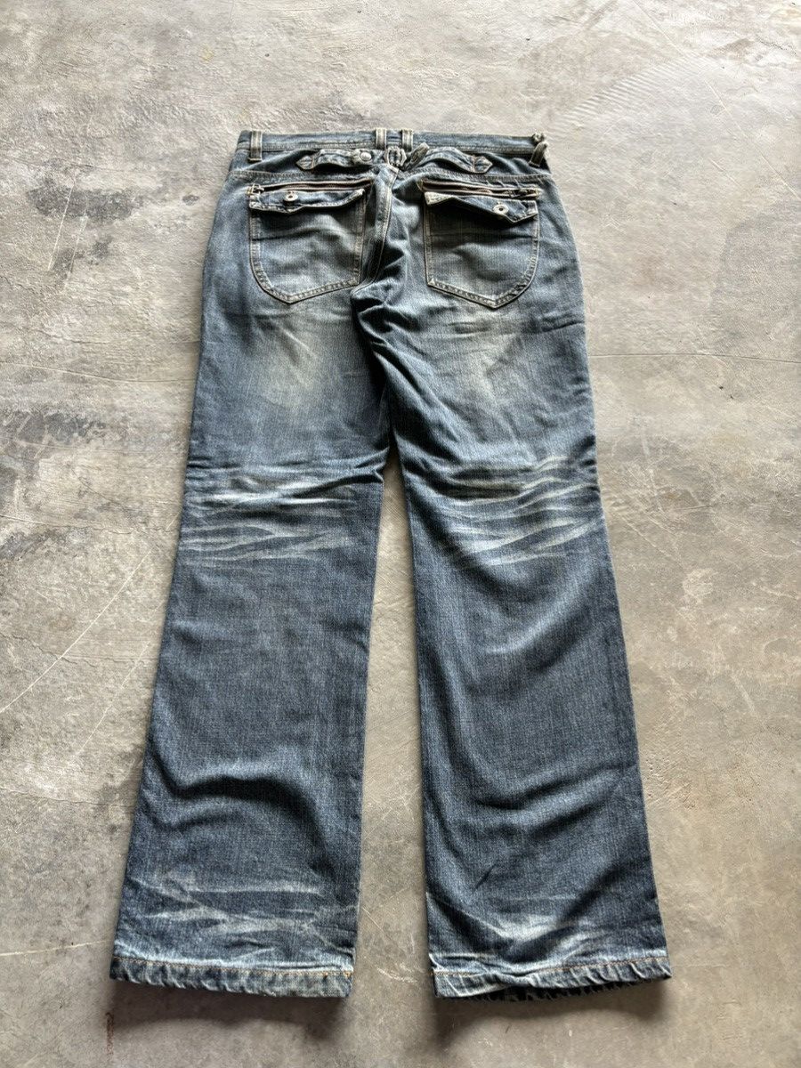 Hysteric Glamour in the attic japanese jeans punk grunge multi zipper design Size US 35 - 12 Thumbnail
