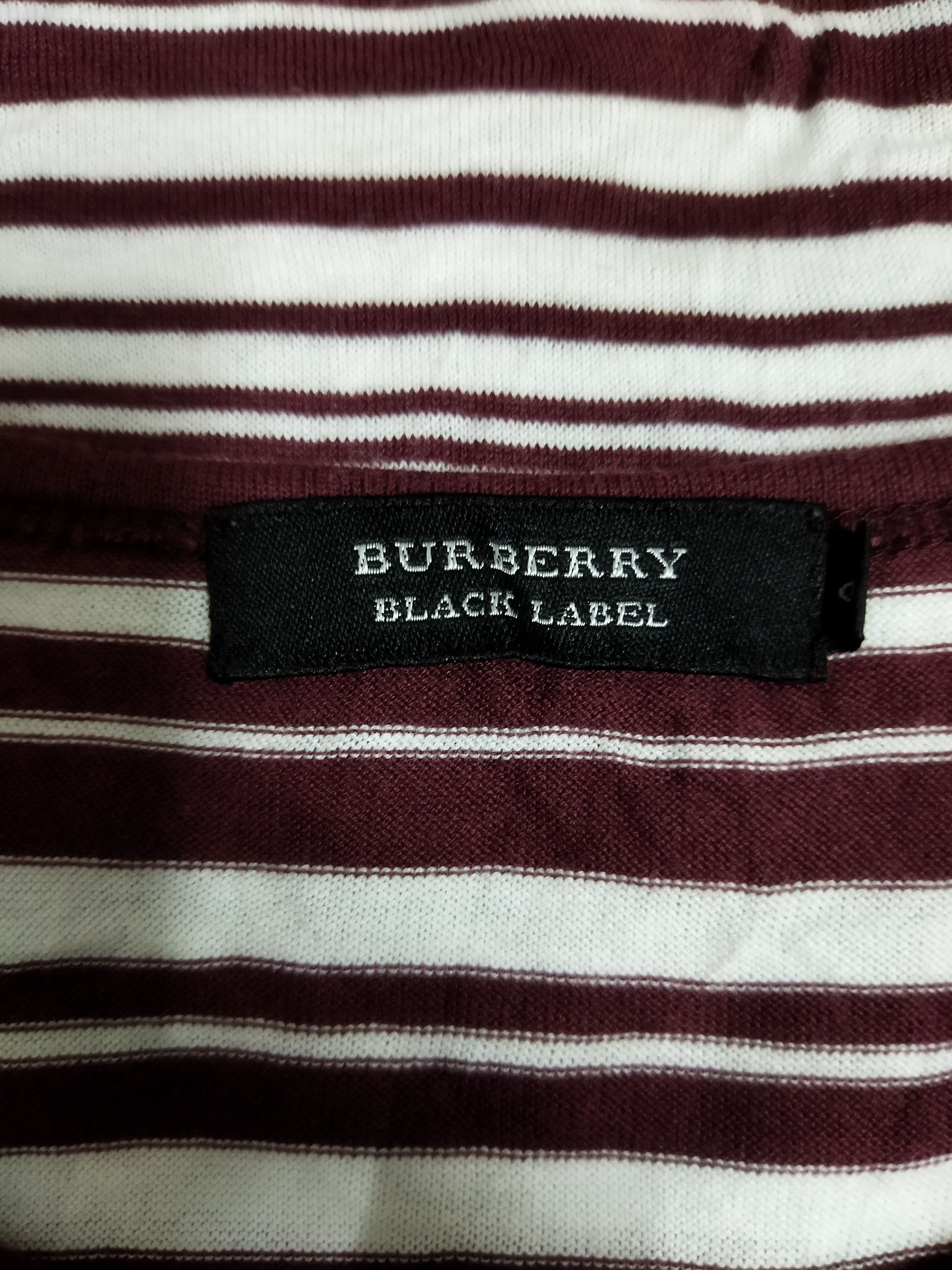 Burberry Burberry Black Label Stripe Tee Size M / US 6-8 / IT 42-44 - 3 Thumbnail