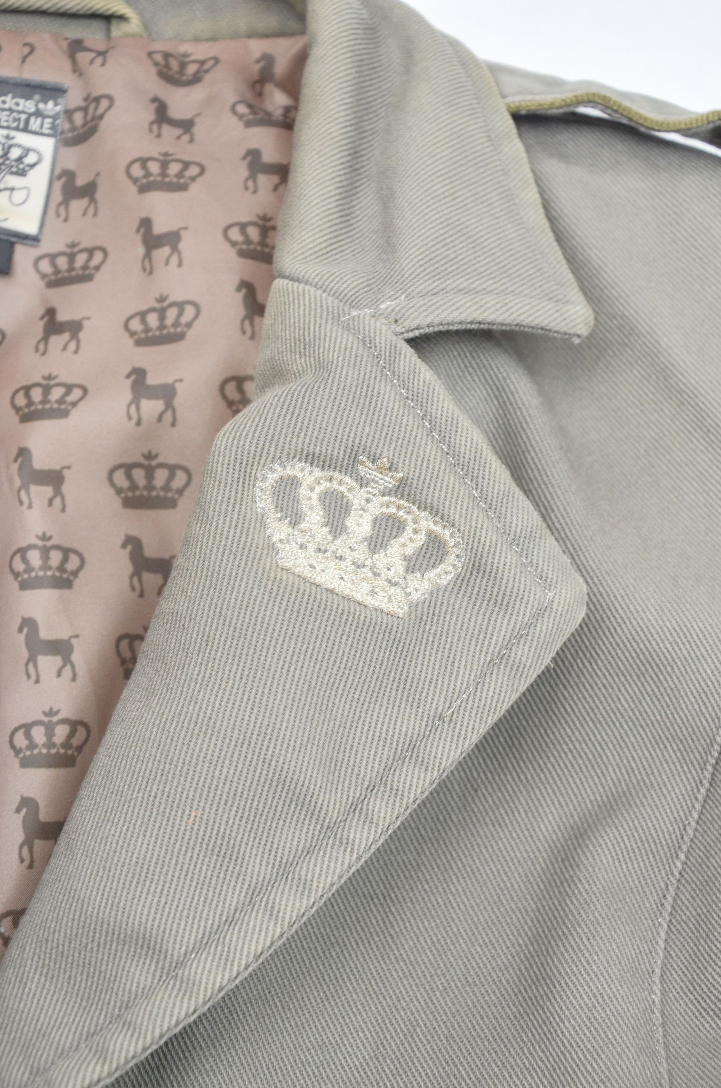 Adidas Adidas Vintage Respect Me Crown Khaki Coat Missy Elliott S Size S / US 4 / IT 40 - 8 Thumbnail