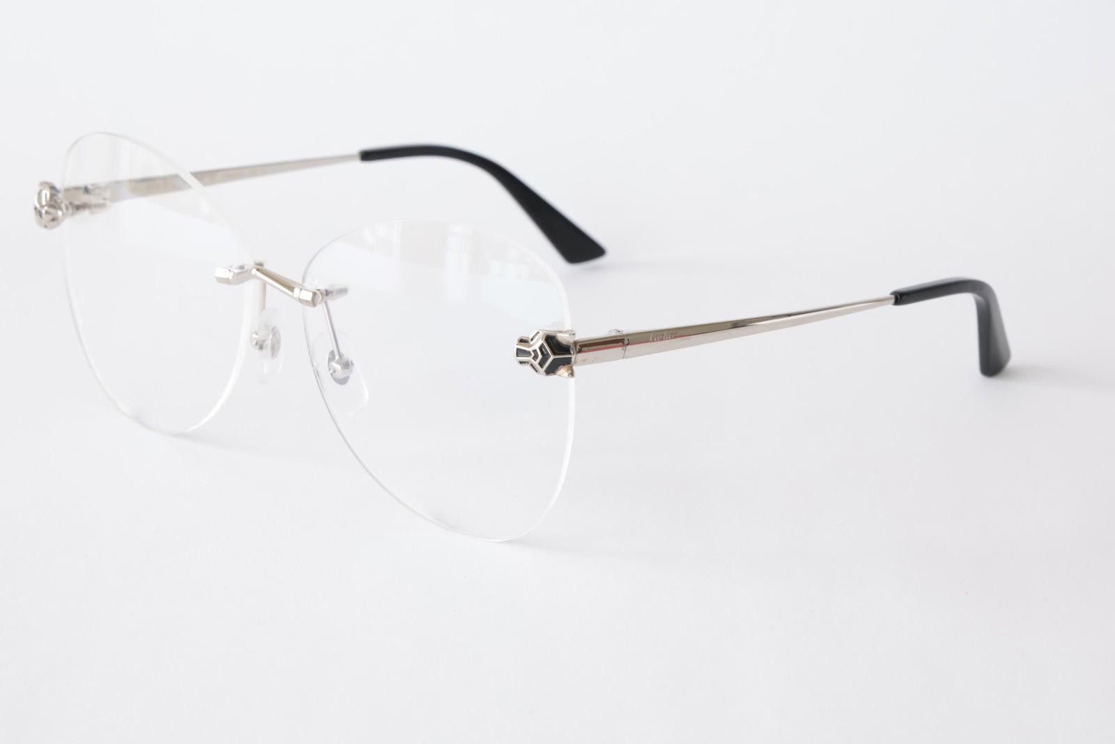 Cartier New Cartier eyewear optical eyeglasses CT0418O 002 silver Size ONE SIZE - 3 Thumbnail